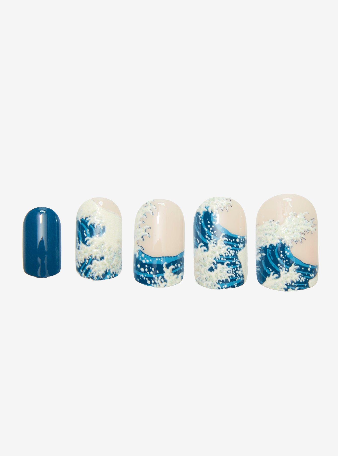Never Have I Ever Great Wave Press-On Nail Set, , alternate - view 2