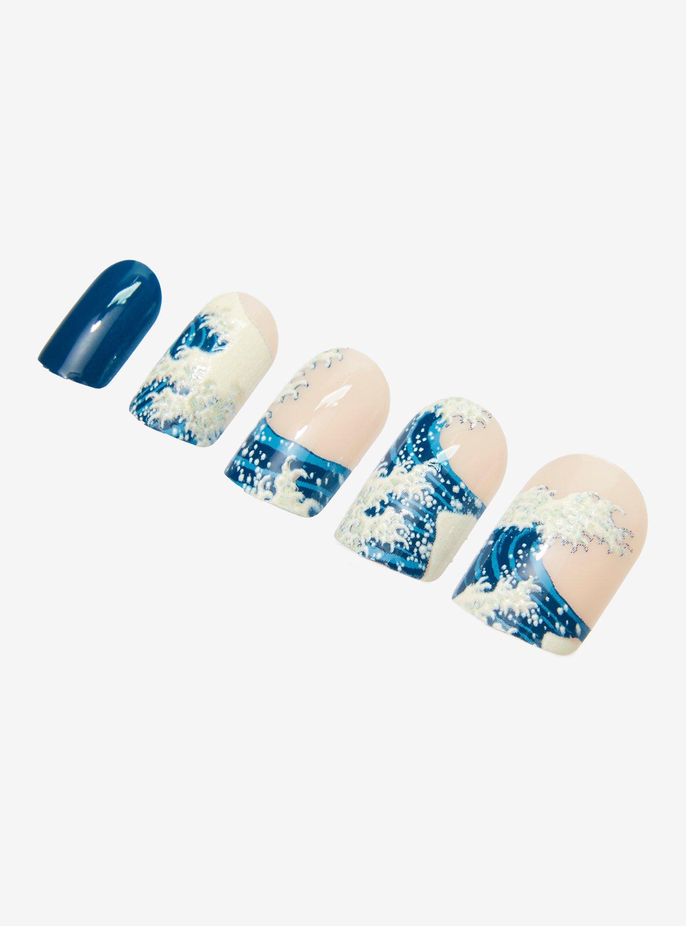 Never Have I Ever Great Wave Press-On Nail Set, , alternate - view 3