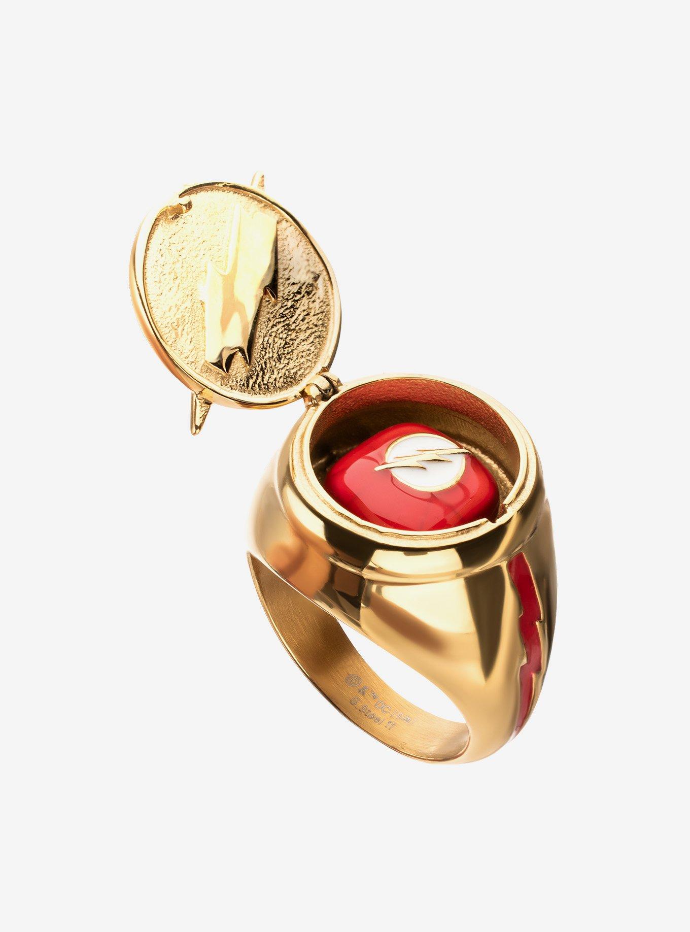 DC Comics The Flash Logo Ring, , alternate - view 3