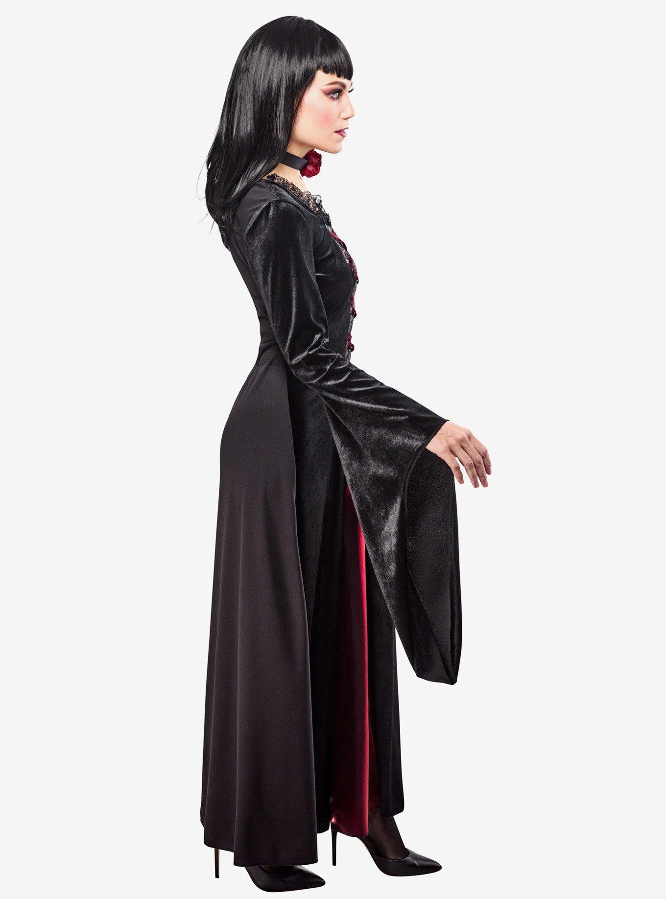 Gothic Lady Adult Costume, BLACK, alternate - view 3