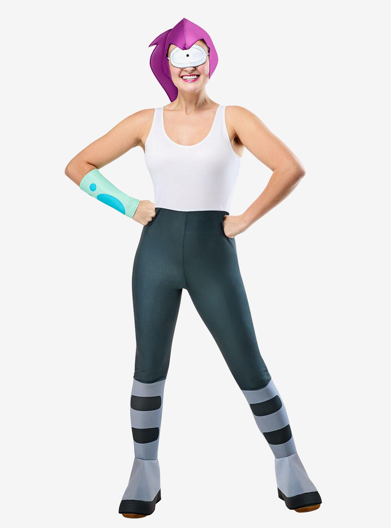 Futurama Leela Adult Costume, MULTI, alternate - view 5
