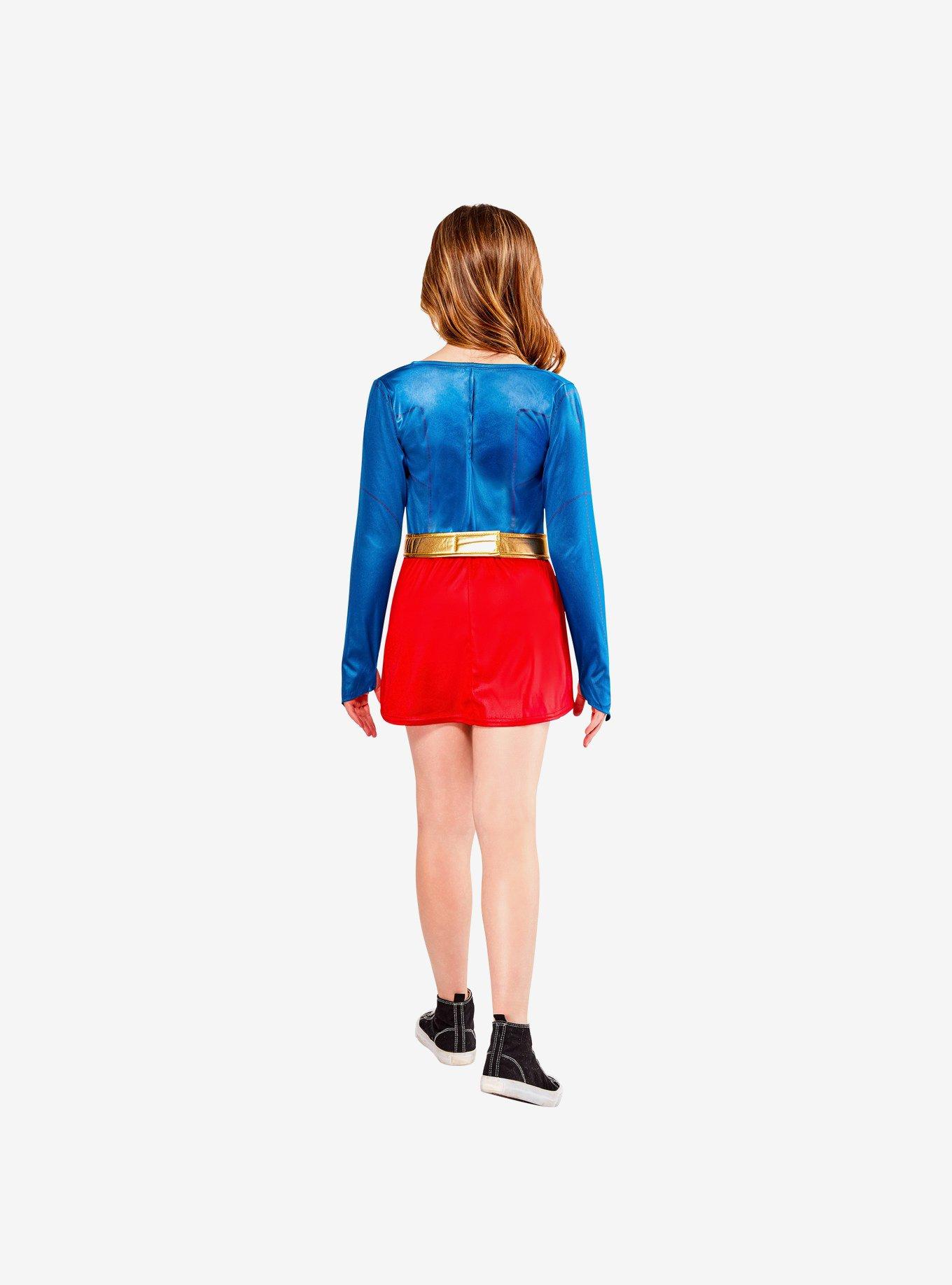 DC Comics Supergirl TV Series Kids Deluxe Costume by Rubies, RED, alternate - view 3