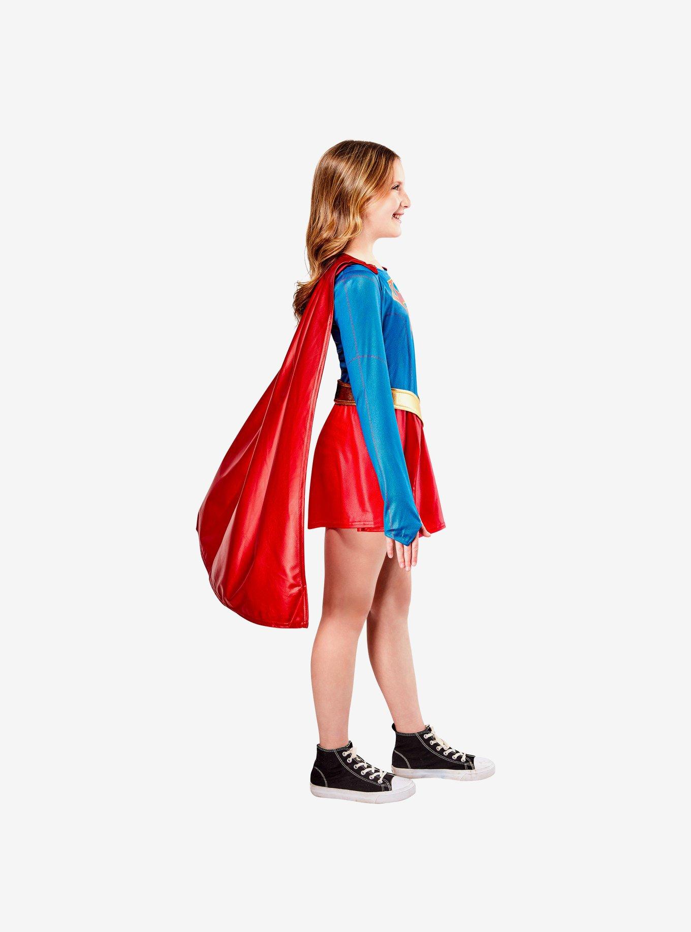DC Comics Supergirl TV Series Kids Deluxe Costume by Rubies, RED, alternate - view 4