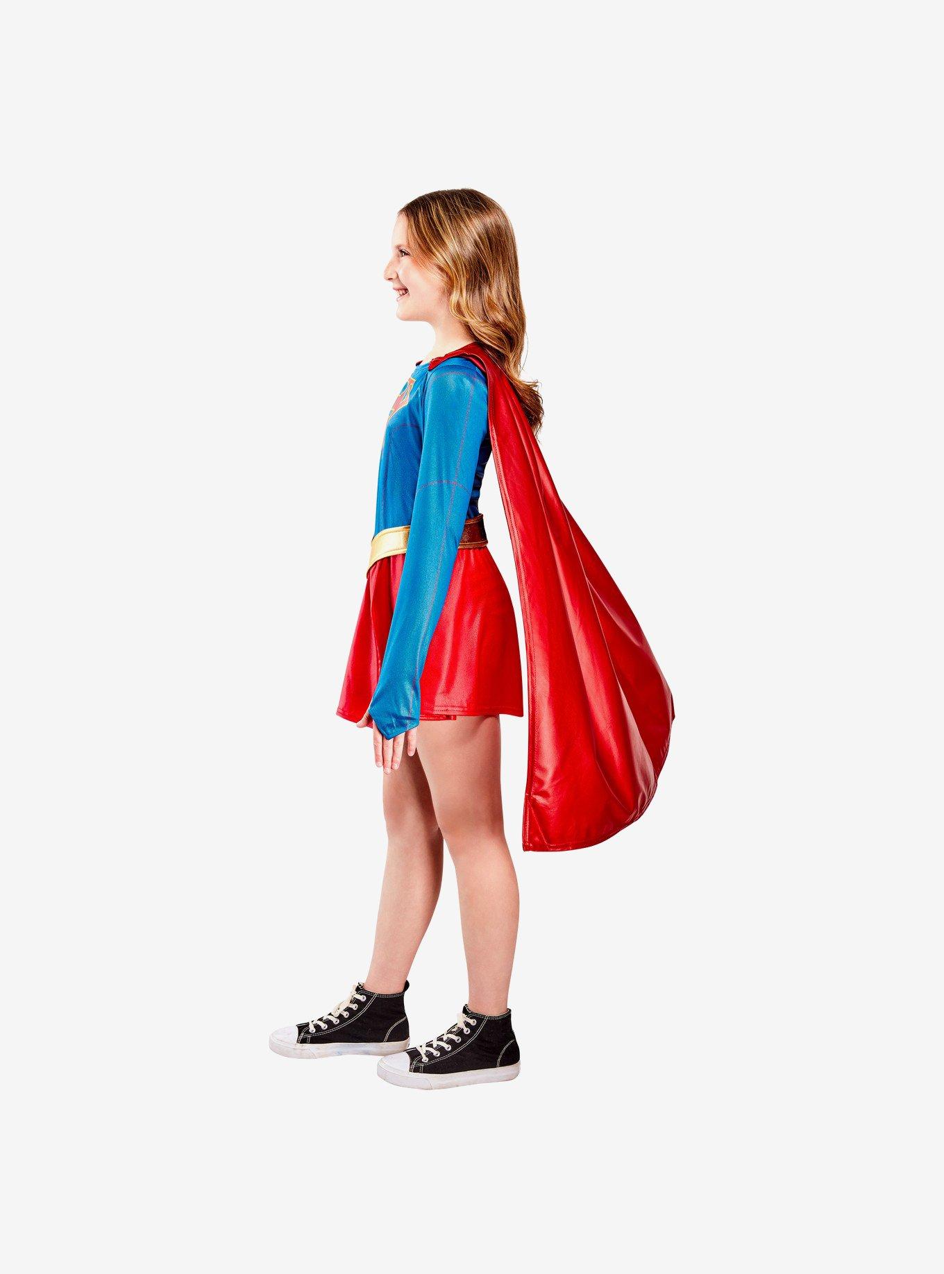 DC Comics Supergirl TV Series Kids Deluxe Costume by Rubies, RED, alternate - view 5