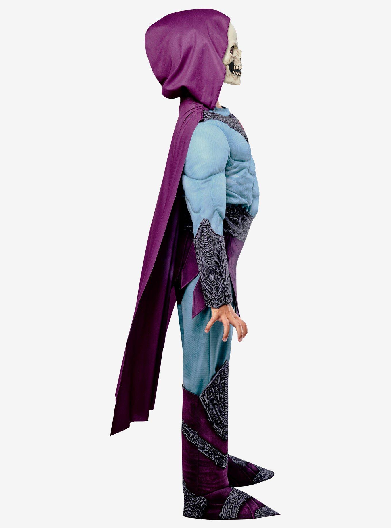 Masters of the Universe Movie Skeletor Deluxe Kids Costume by Rubies, BLUE, alternate - view 3