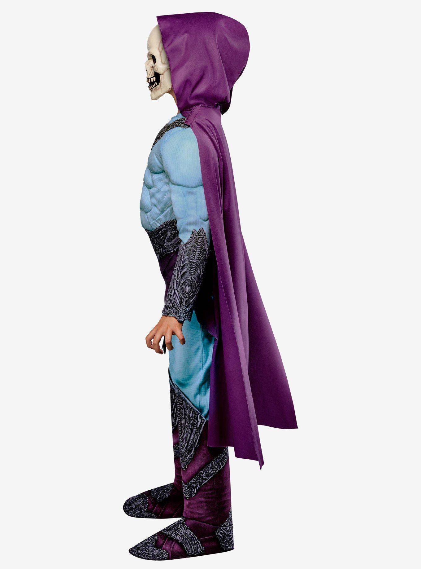 Masters of the Universe Movie Skeletor Deluxe Kids Costume by Rubies, BLUE, alternate - view 4