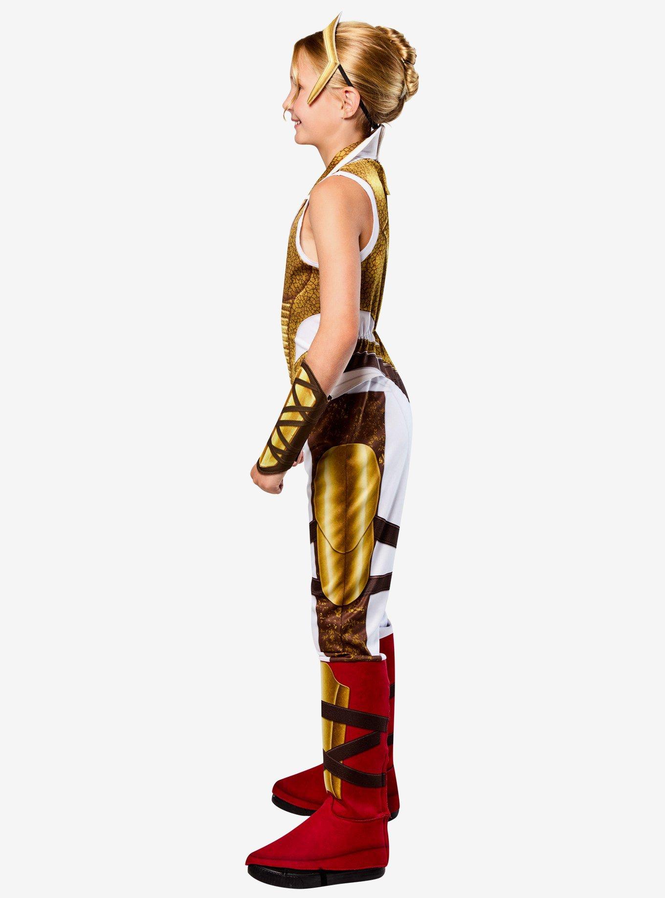 Masters of the Universe Movie Teela Deluxe Kids Costume by Rubies, BRIGHT WHITE, alternate - view 4