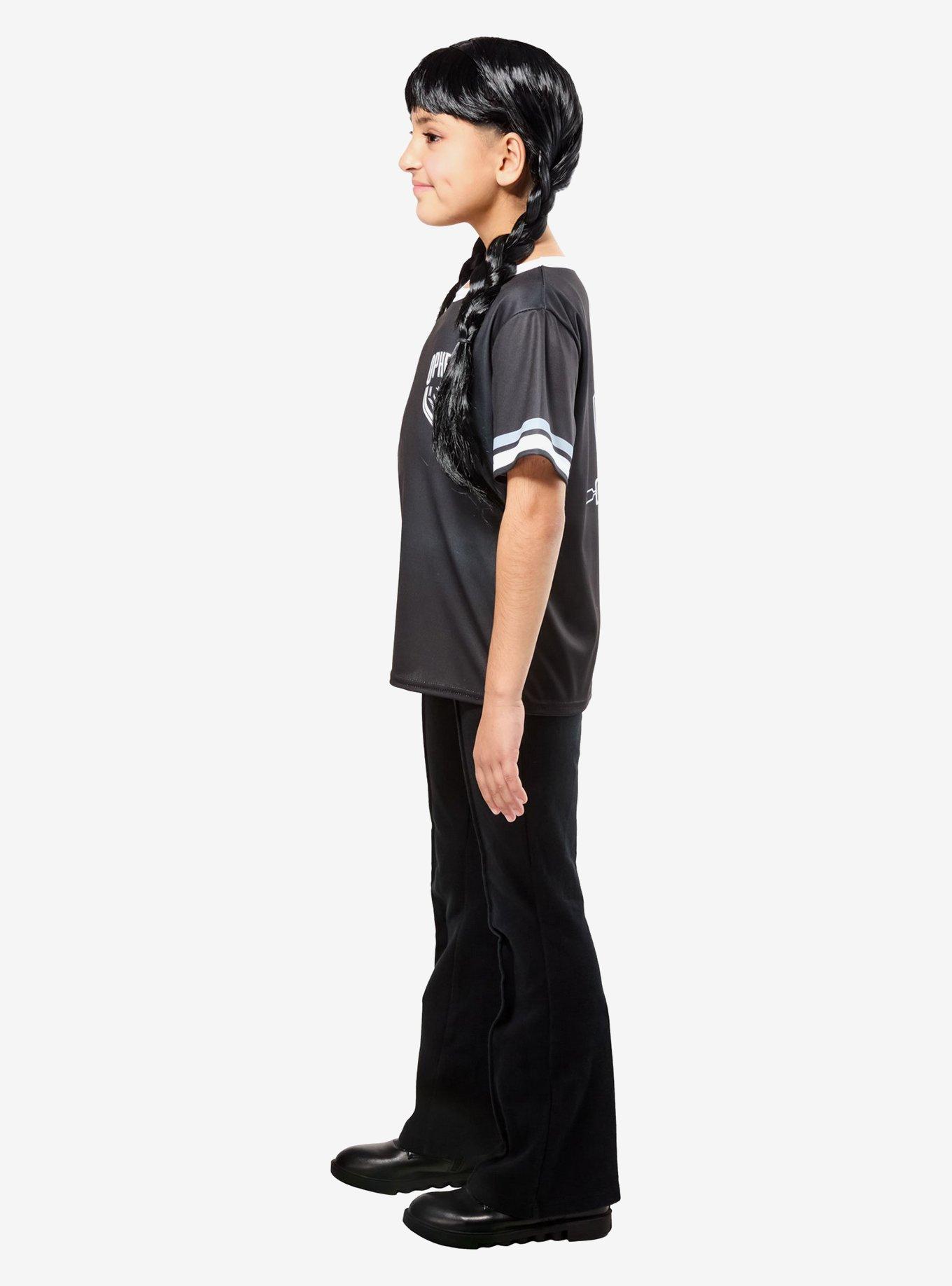 Wednesday Ophelia Black Kids Costume Top by Rubies