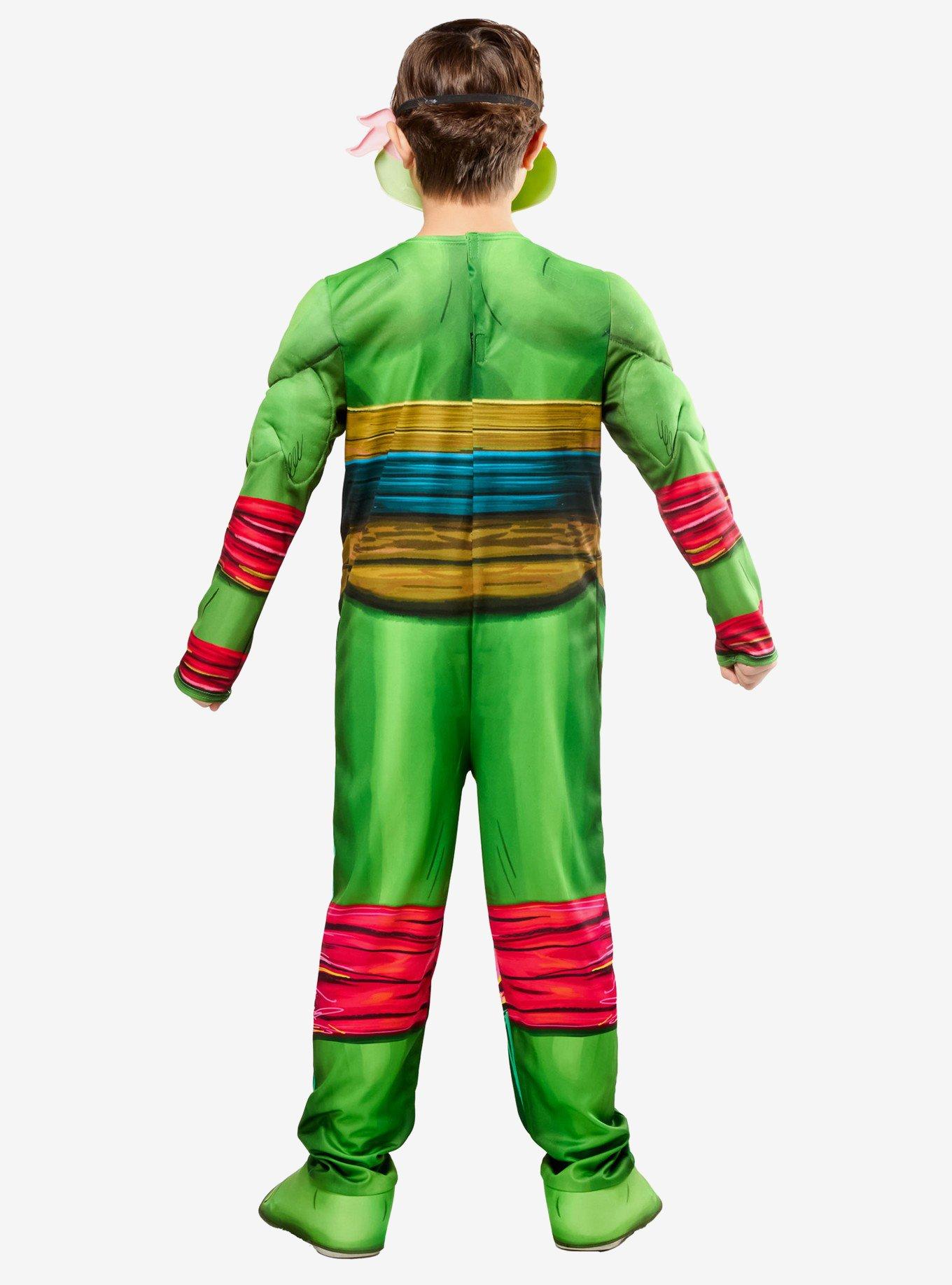 Teenage Mutant Ninja Turtles Mutant Mayhem Raphael Deluxe Kids Costume by Rubies, GREEN, alternate - view 3
