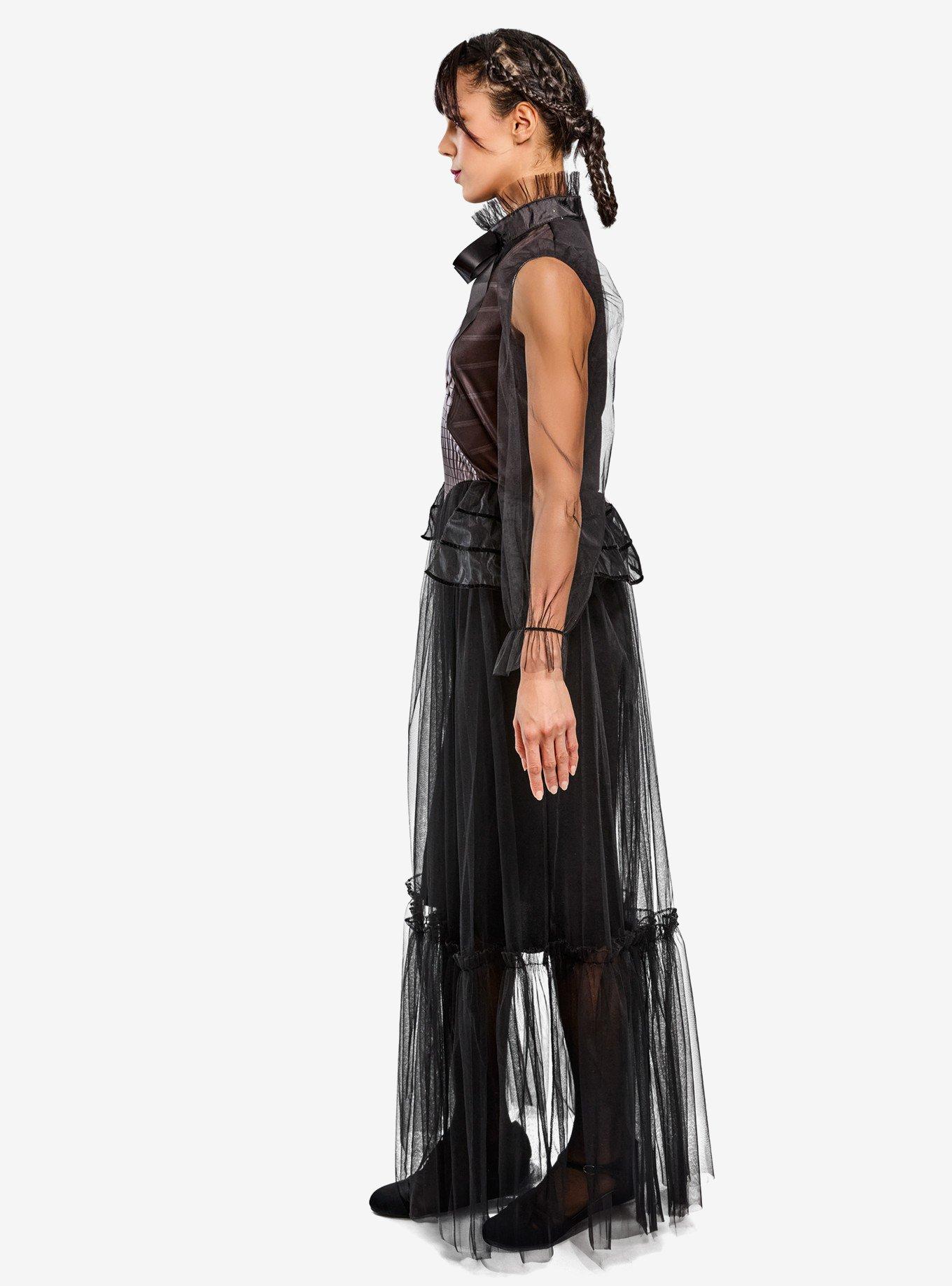 Wednesday Graveyard Gala Adult Costume, BLACK, alternate - view 4