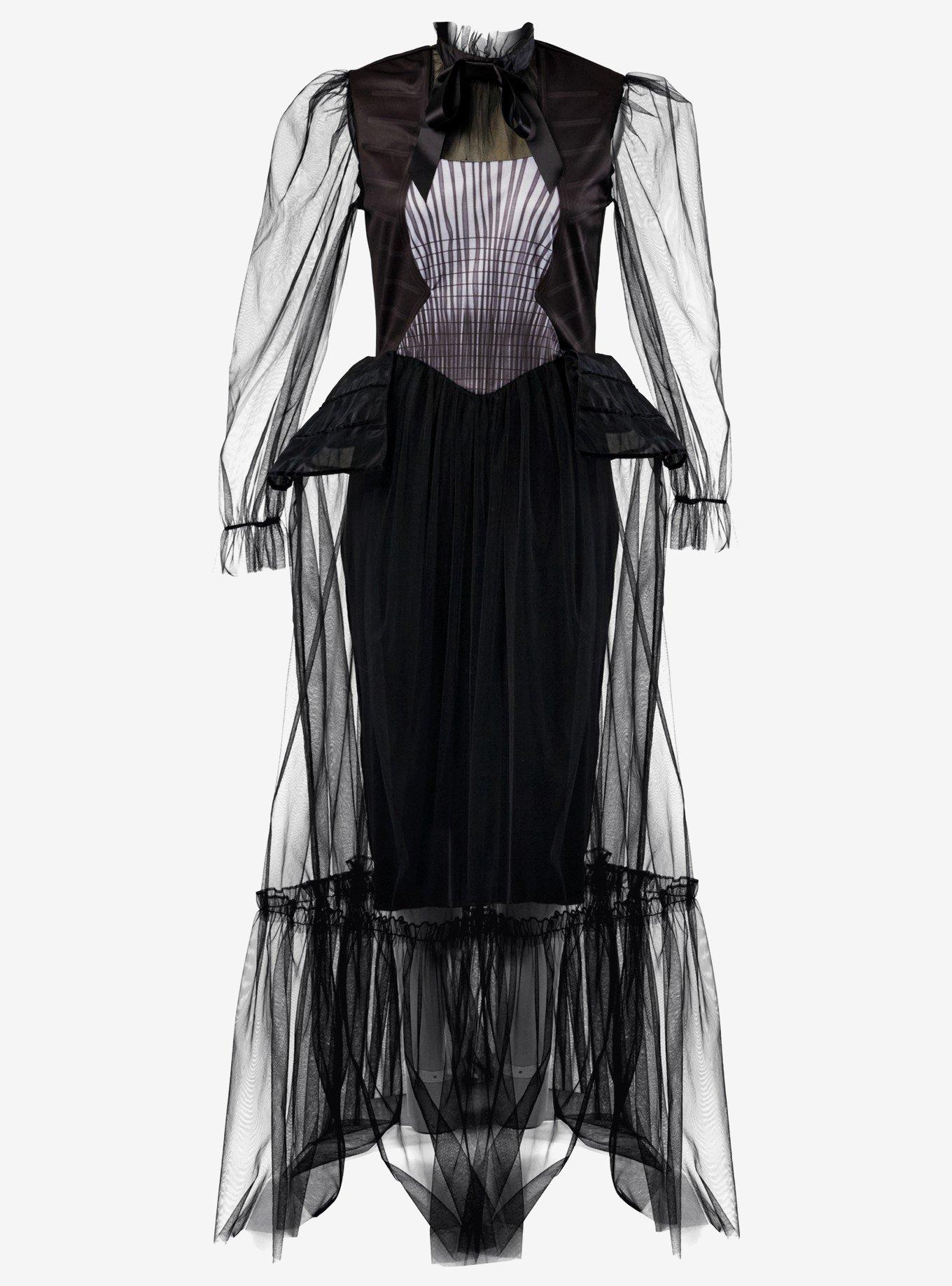Wednesday Graveyard Gala Adult Costume, BLACK, alternate - view 5