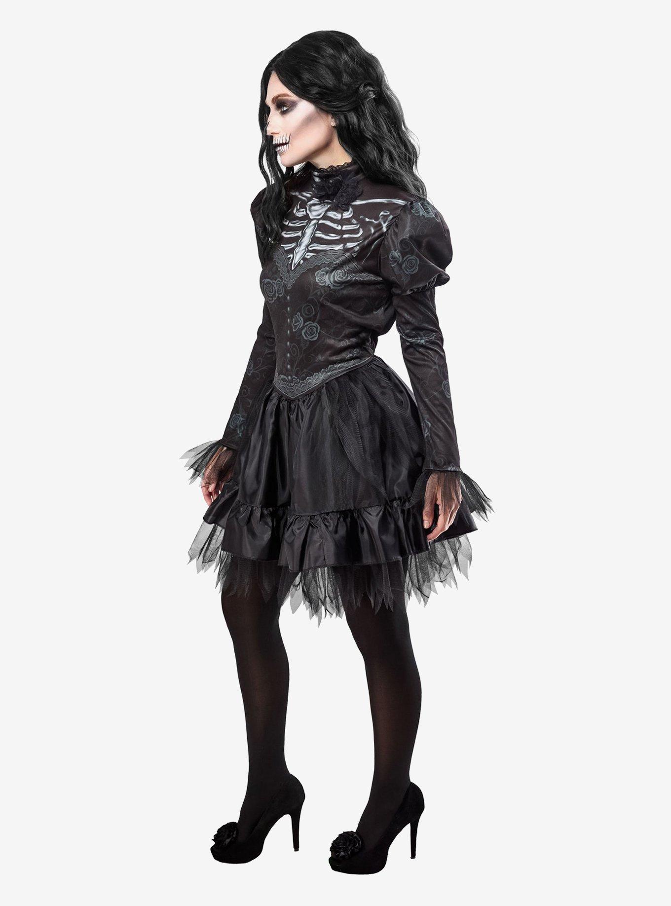 Graveyard Chic Adult Costume, BLACK, alternate - view 4