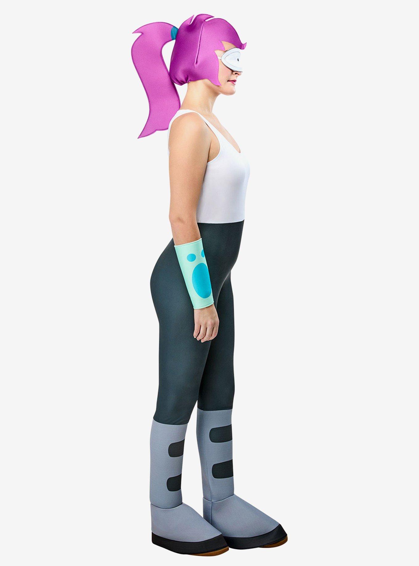 Futurama Leela Adult Costume, MULTI, alternate - view 3