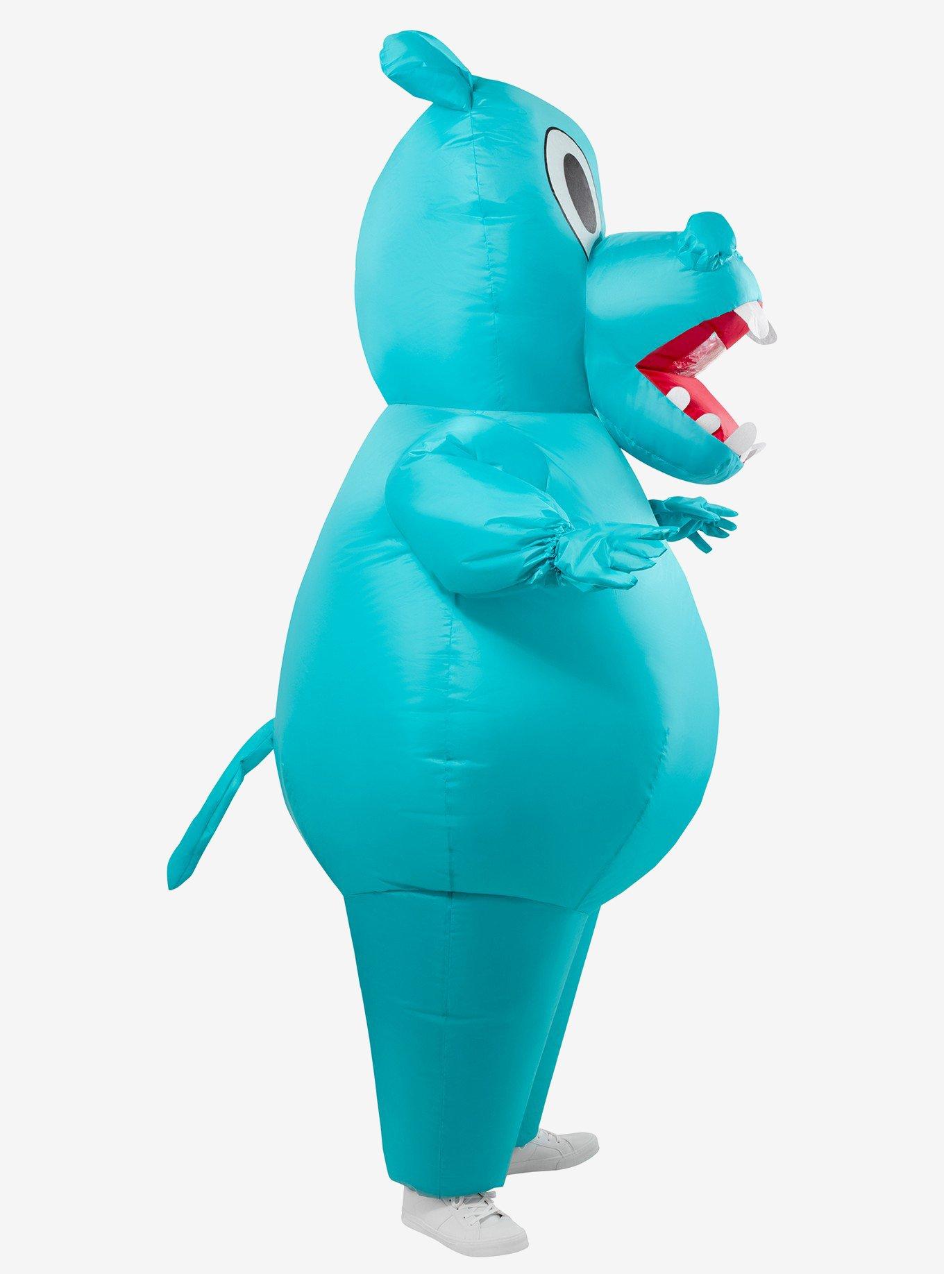 Hungry Hungry Hippo Adult Inflatable Costume, , alternate - view 3