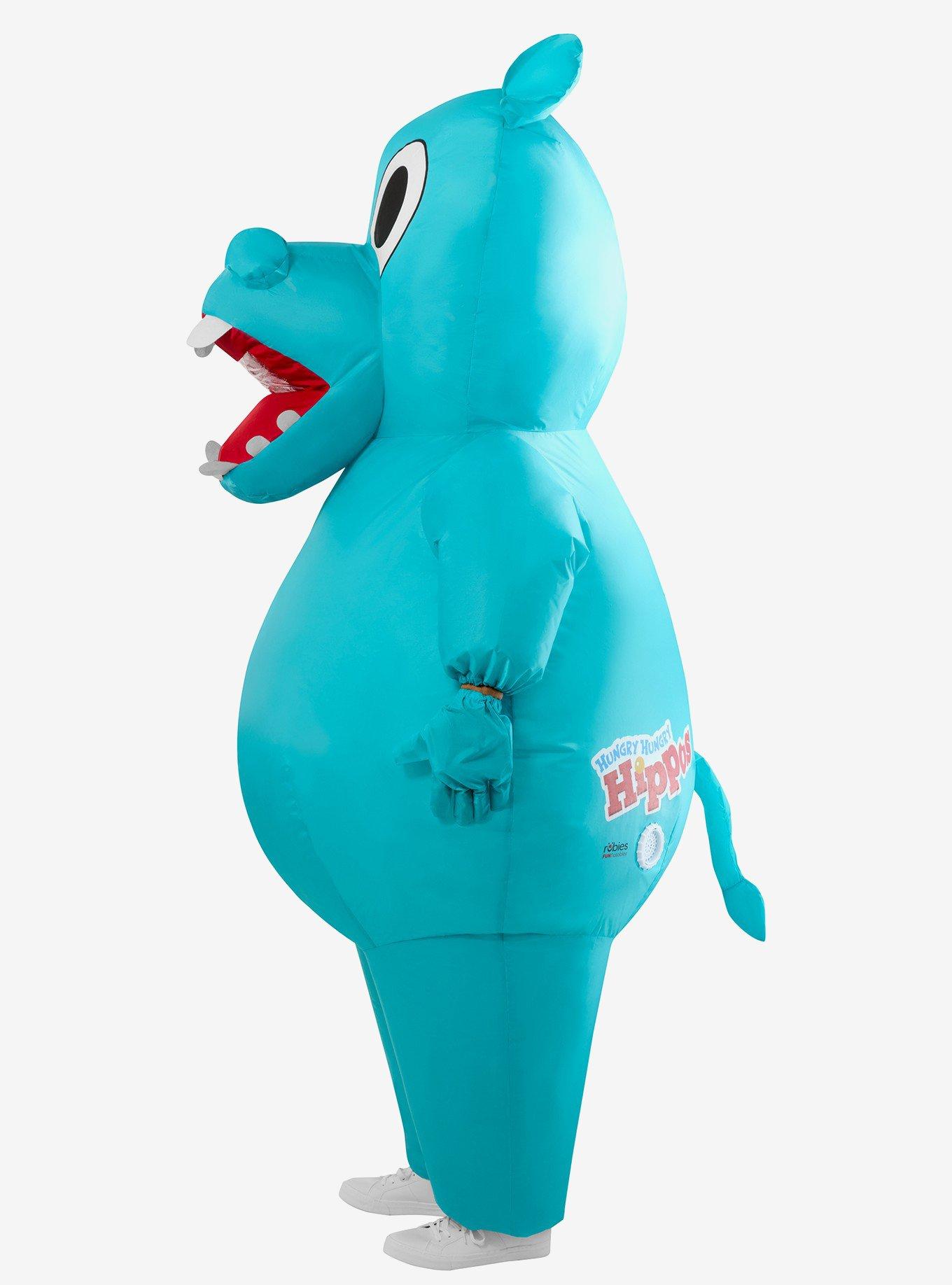 Hungry Hungry Hippo Adult Inflatable Costume, , alternate - view 4