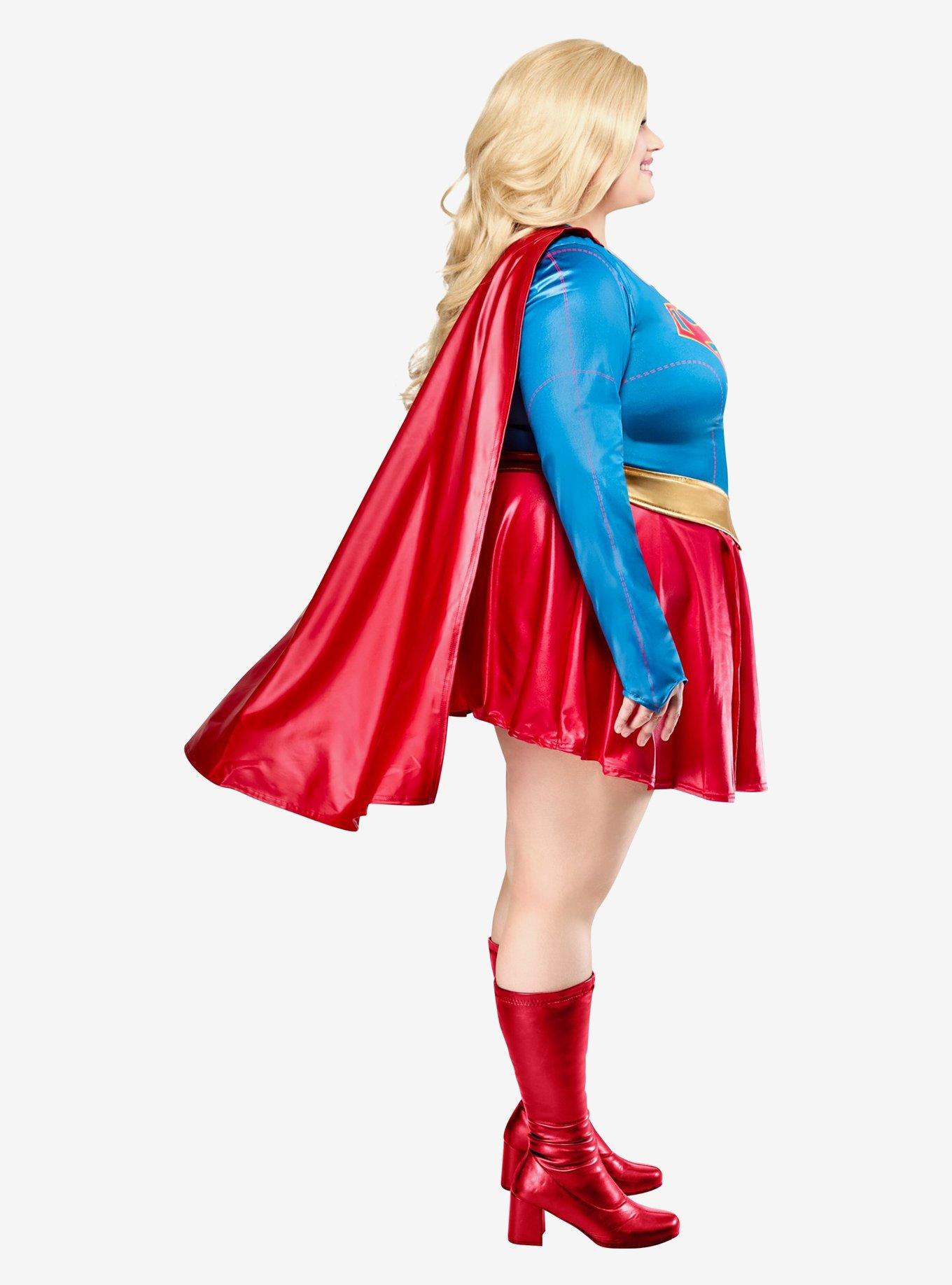 DC Comics Supergirl TV Series Adult Deluxe Costume Plus Size, , alternate - view 4