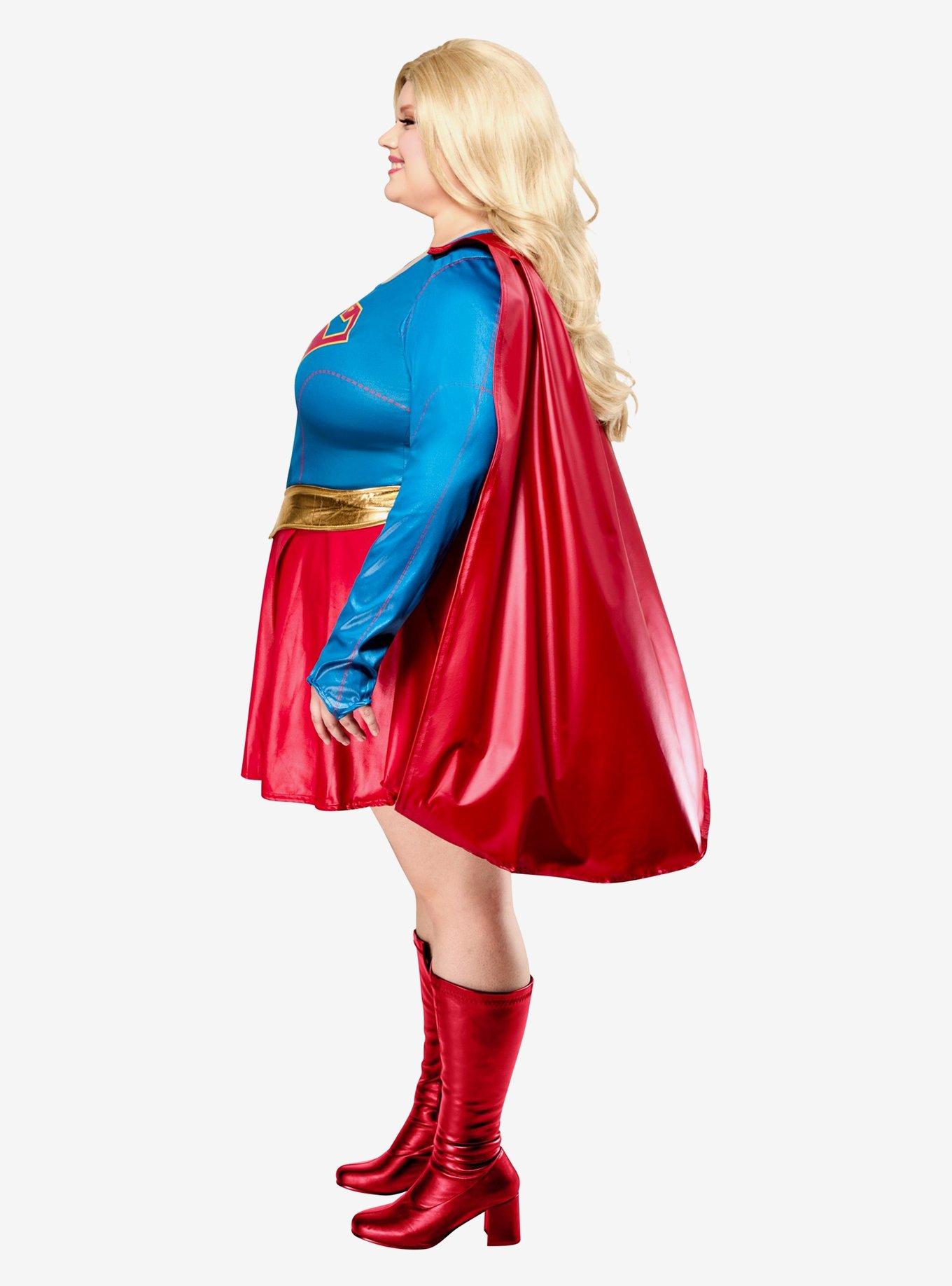 DC Comics Supergirl TV Series Adult Deluxe Costume Plus Size, , alternate - view 5