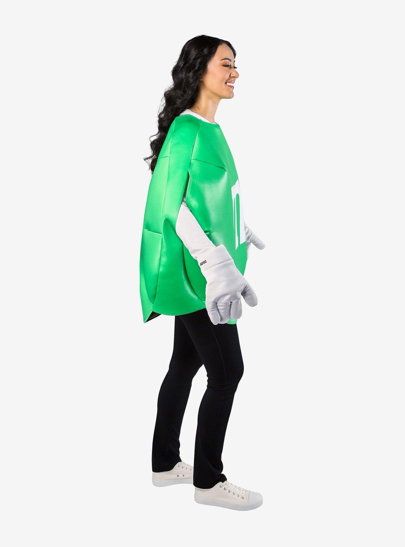 Green M&M Adult Costume, , alternate - view 3