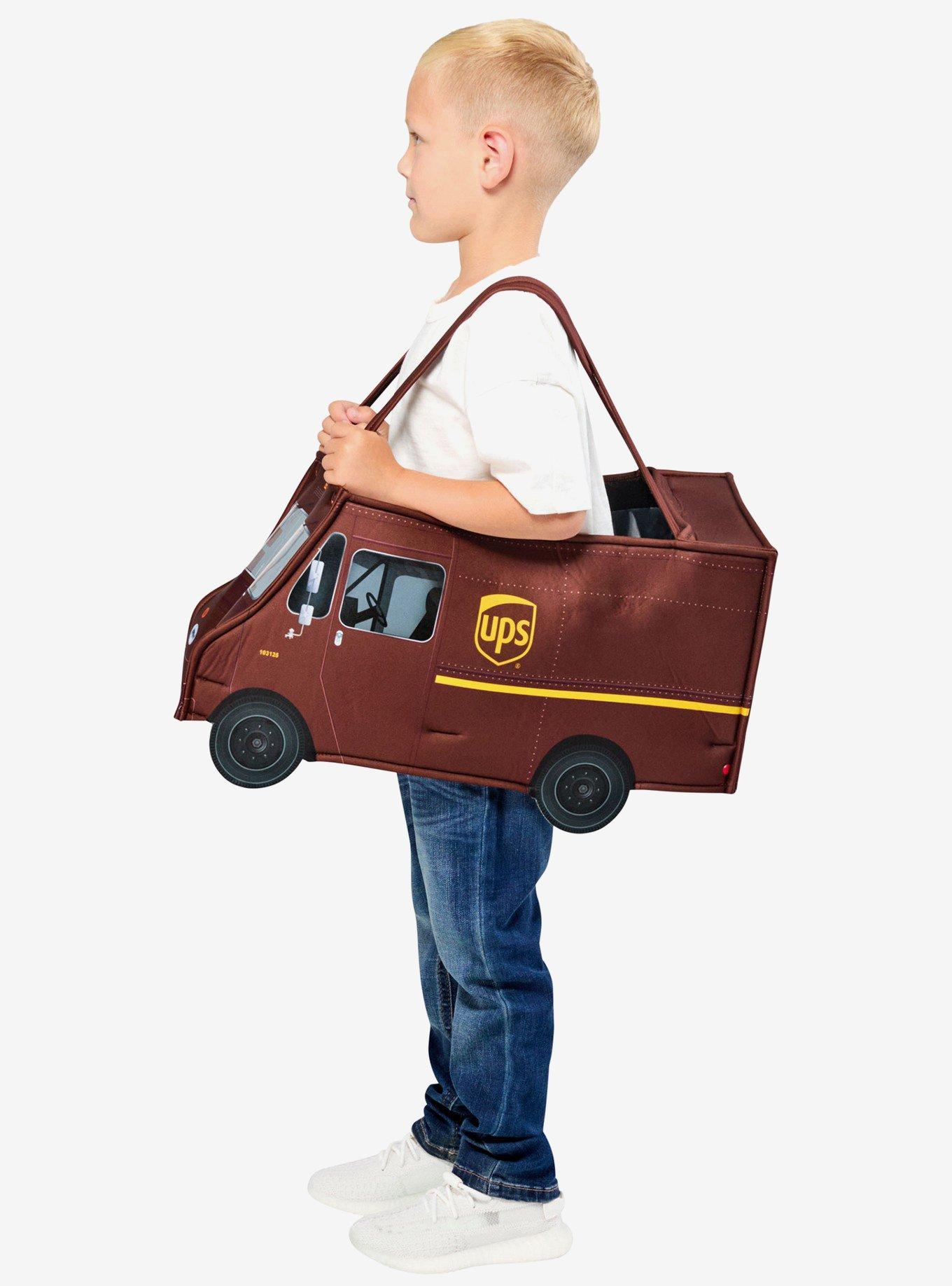 UPS Truck Ride On Costume, , alternate - view 4