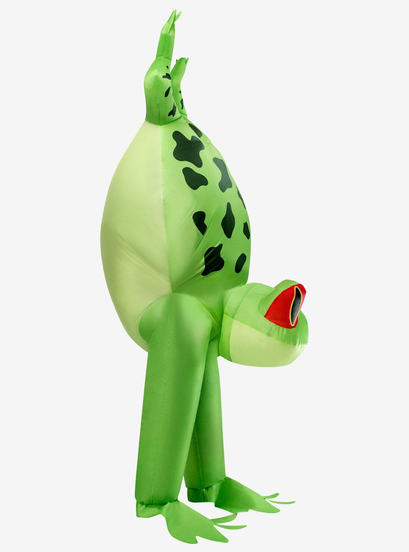 Upside Down Frog Adult Inflatable Costume, , alternate - view 3