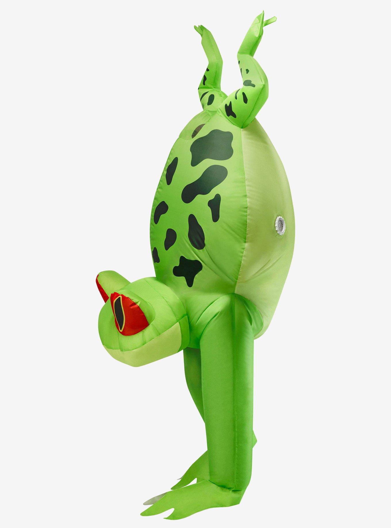 Upside Down Frog Adult Inflatable Costume, , alternate - view 4