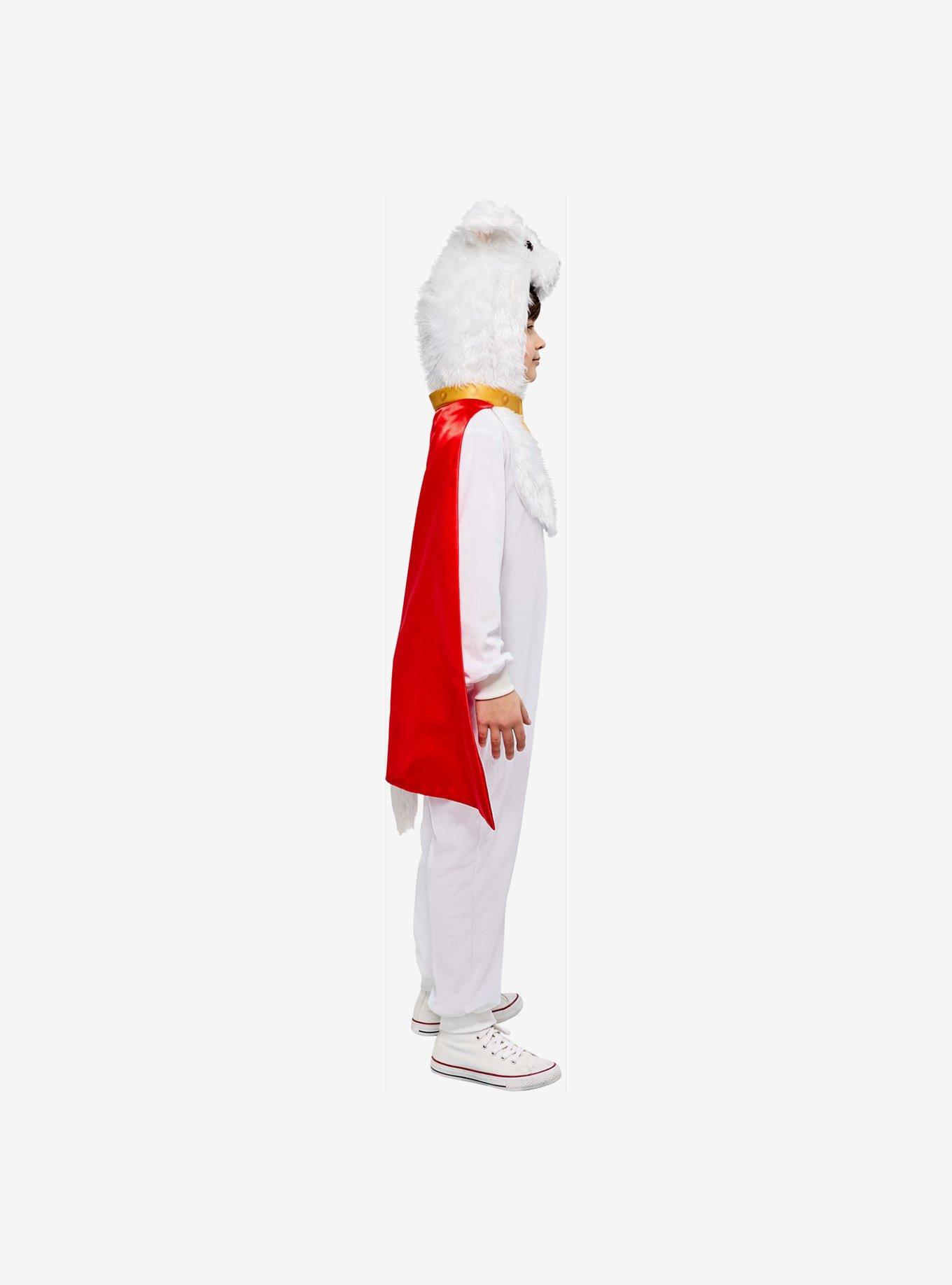 DC Comics Supergirl Movie Krypto Kids Hooded Zipsters Costume, IVORY, alternate - view 4