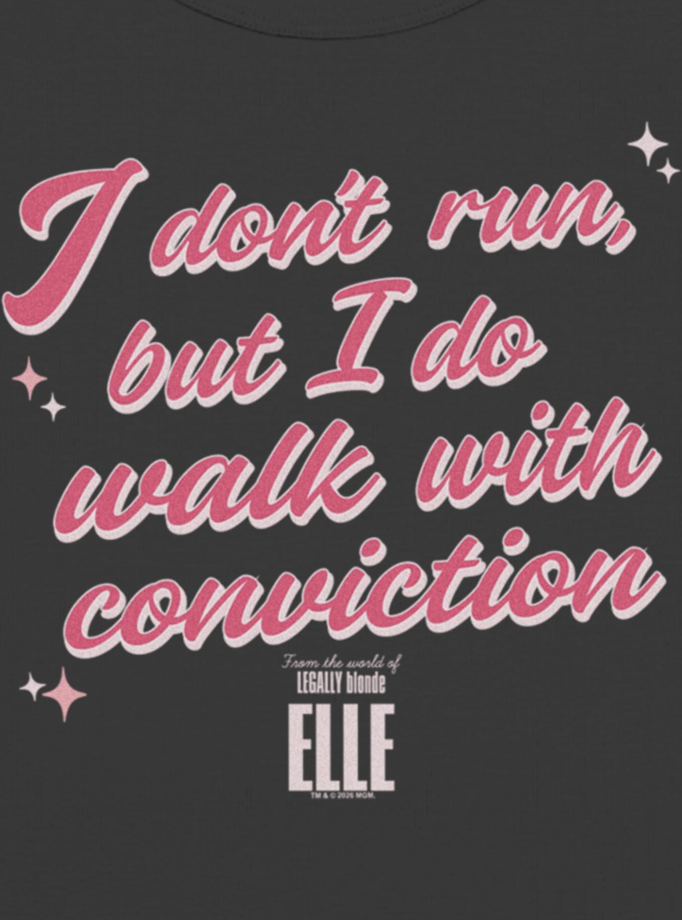 Legally Blonde Elle Walk With Conviction Womens Baby T-Shirt