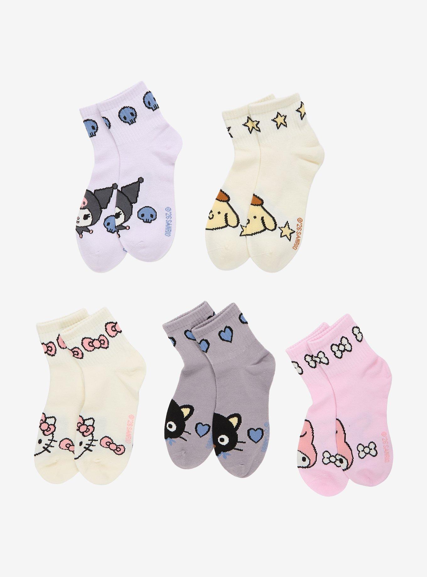 Hello Kitty And Friends Mascot Icon Ankle Socks 5 Pair, , alternate - view 2