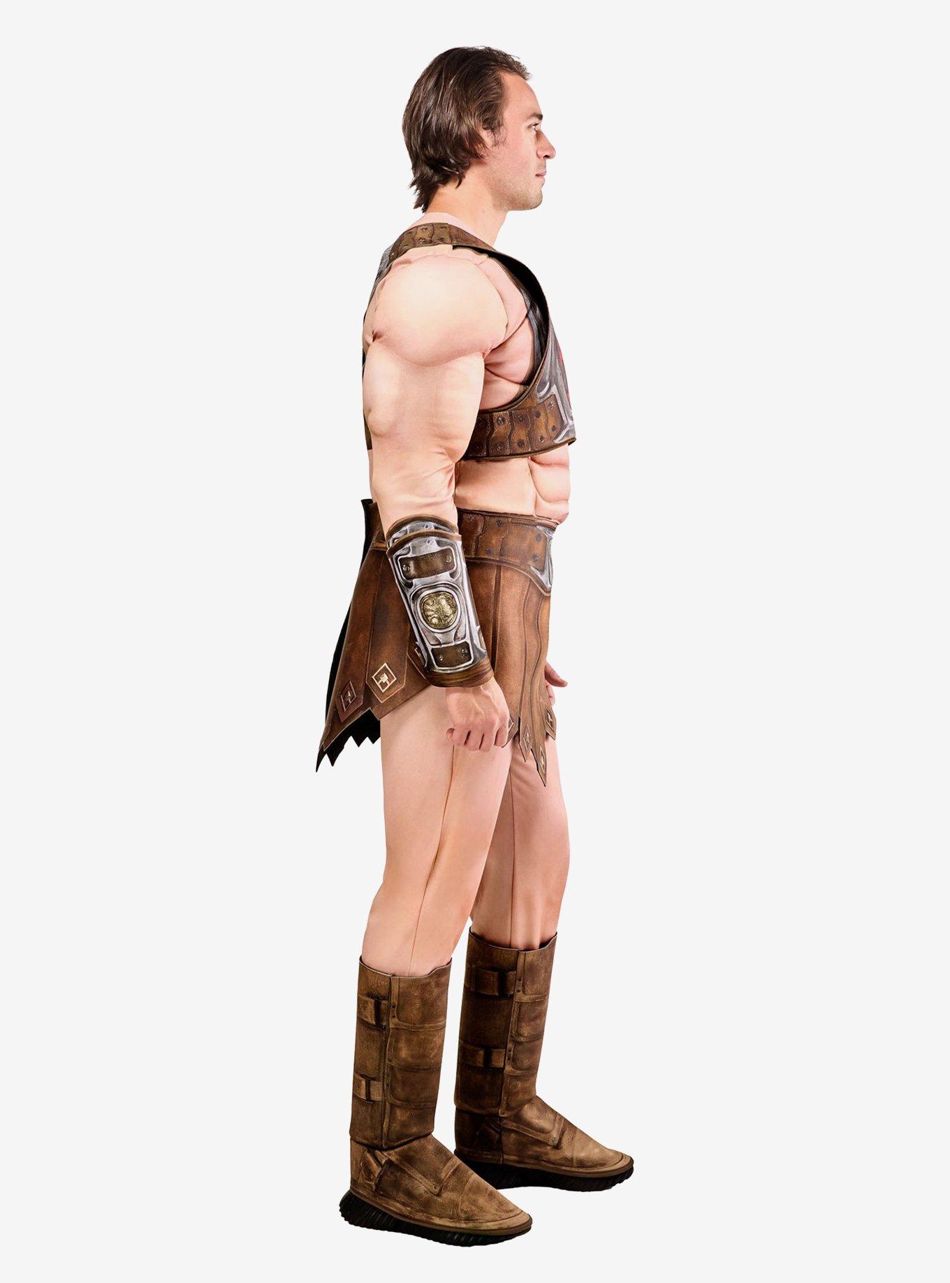Masters of the Universe Movie He-Man Deluxe Adult Costume, BROWN, alternate - view 3