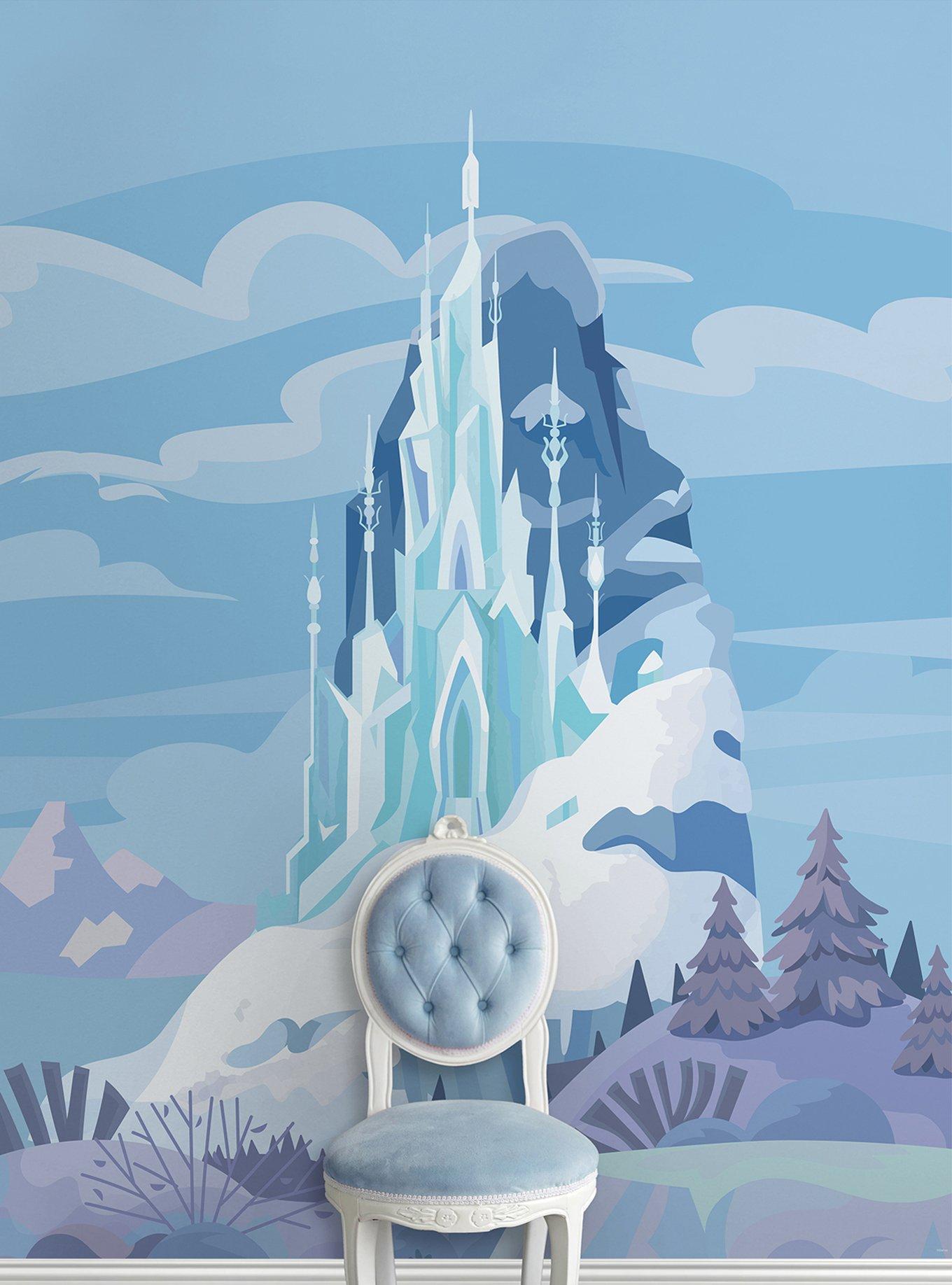 Disney Frozen Castle Blue Peel & Stick Mural, , hi-res