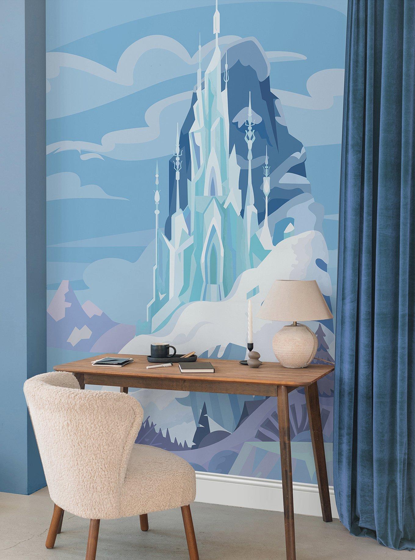 Disney Frozen Castle Blue Peel & Stick Mural, , alternate - view 3