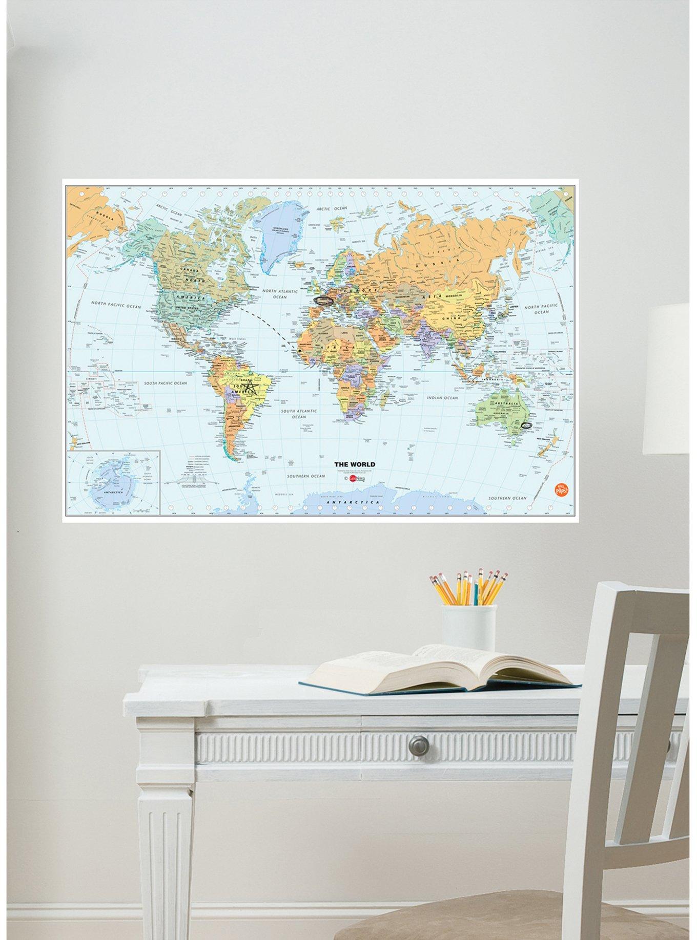 World Dry Erase Map, , alternate - view 3