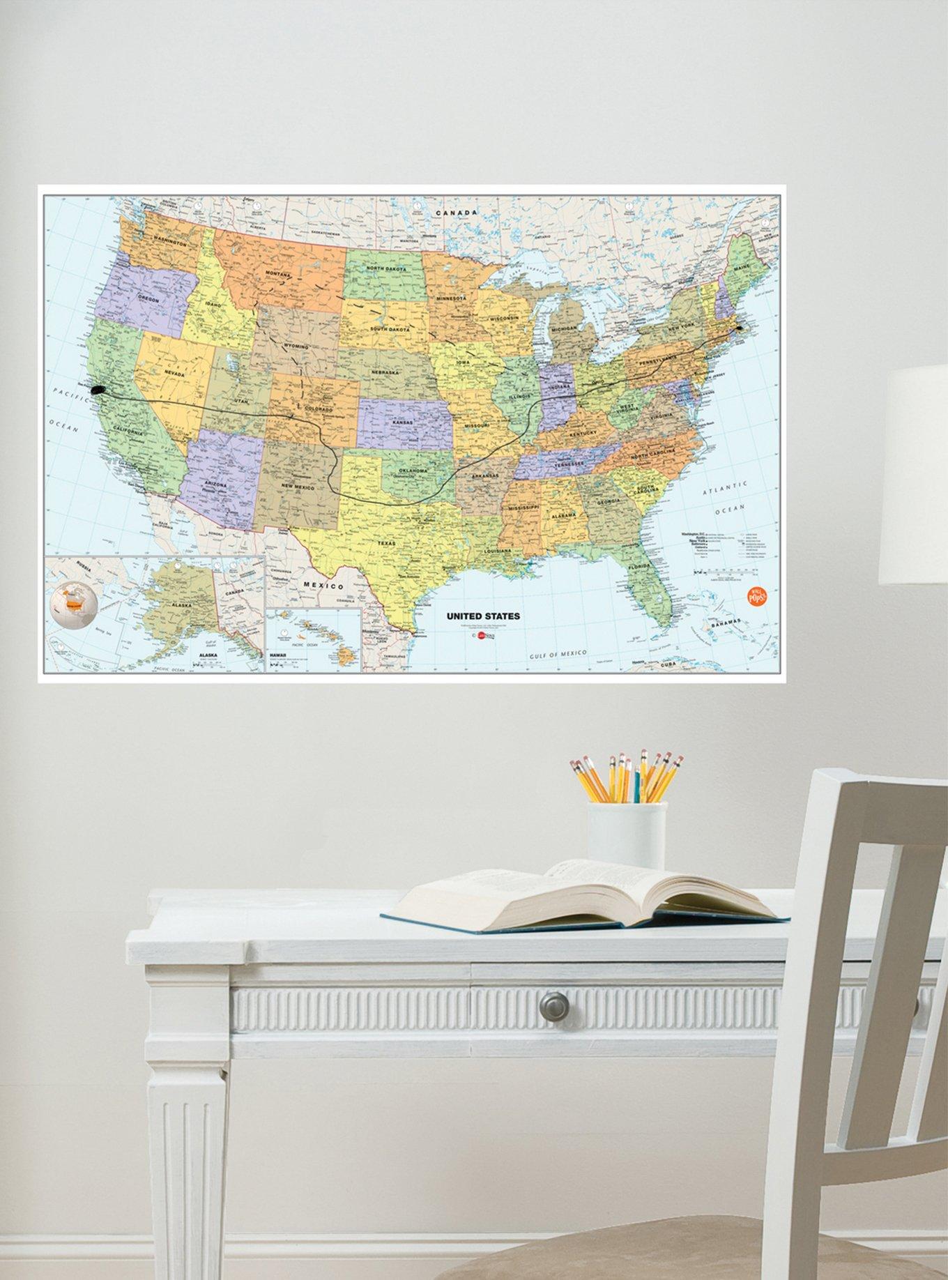 USA Dry Erase Map, , alternate - view 3