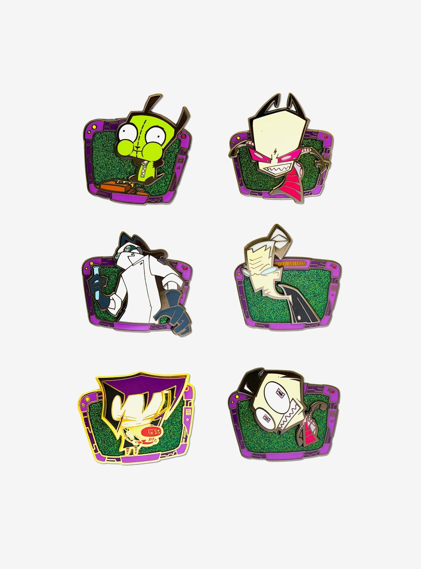 Invader Zim TV Frame Mystery Enamel Pin Blind Box Series 2 Pack, , hi-res
