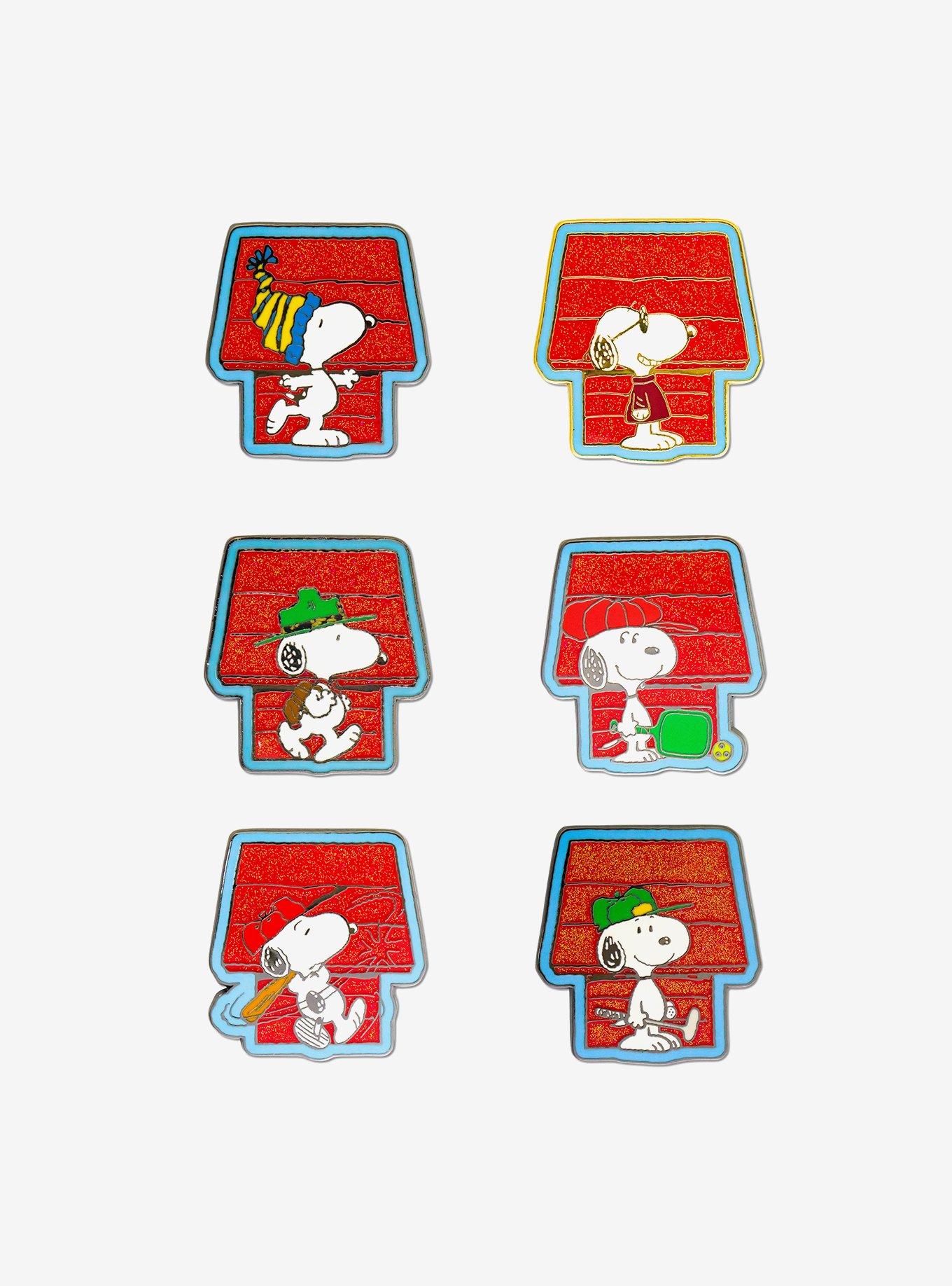 Peanuts Snoopy Dog House Mystery Enamel Pin Blind Box Series 2 Pack, , hi-res