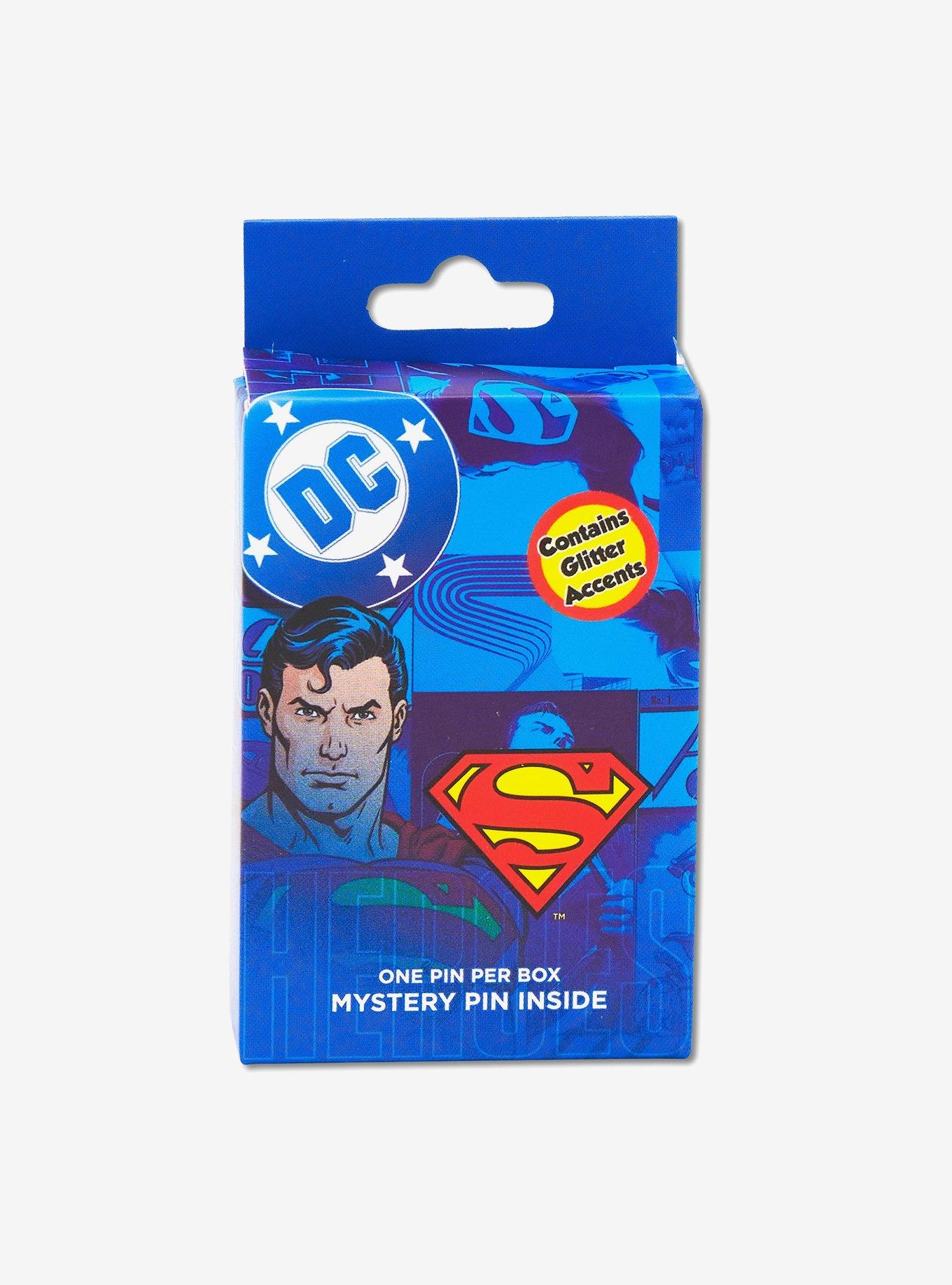 DC Comics Superman Mystery Enamel Pin Blind Box Series, , hi-res