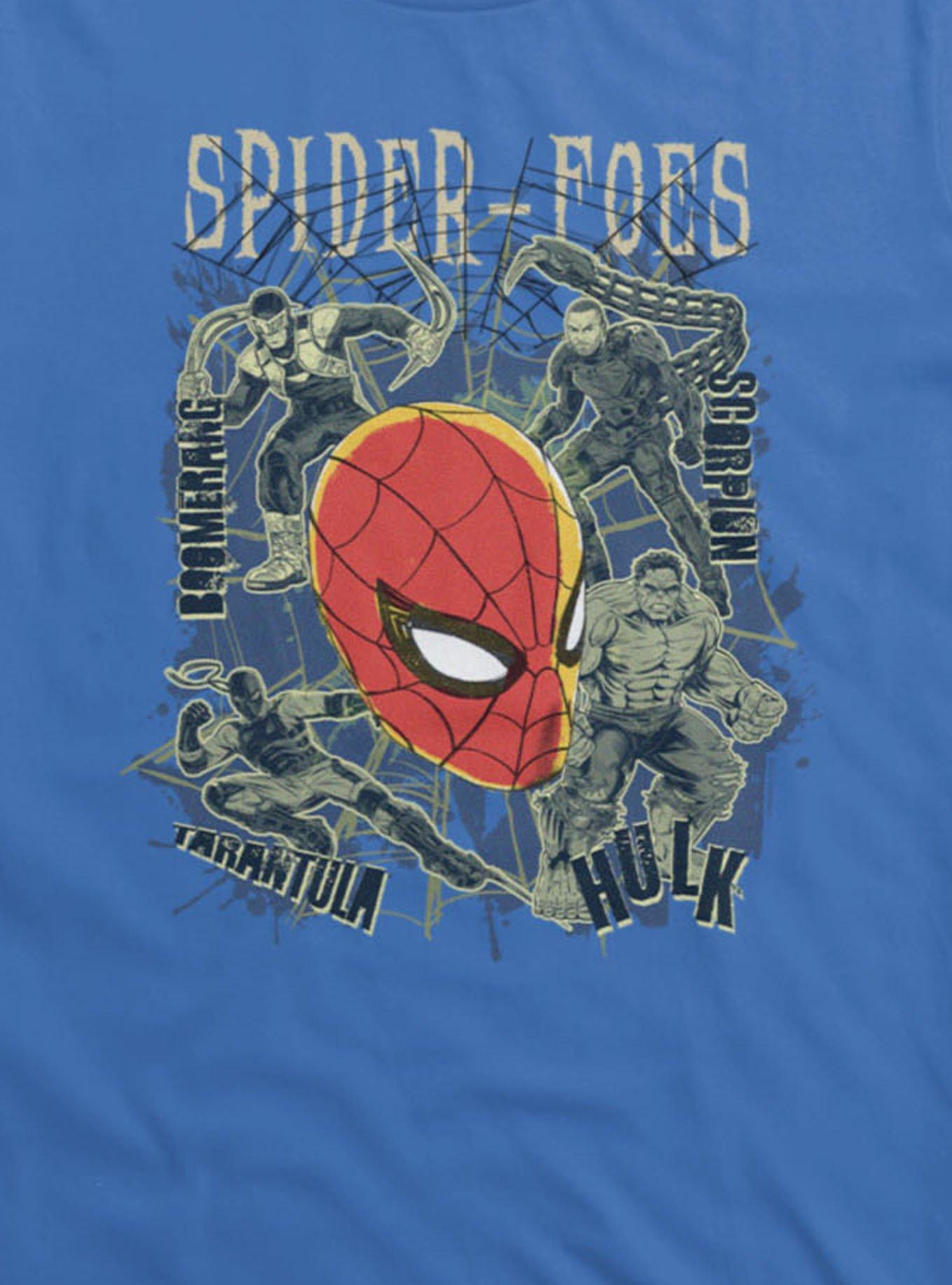 Marvel Spider-Man Brand New Day Spider-Foes Hulk Scorpion Boomerang Tarantula T-Shirt, ROYAL, alternate - view 2