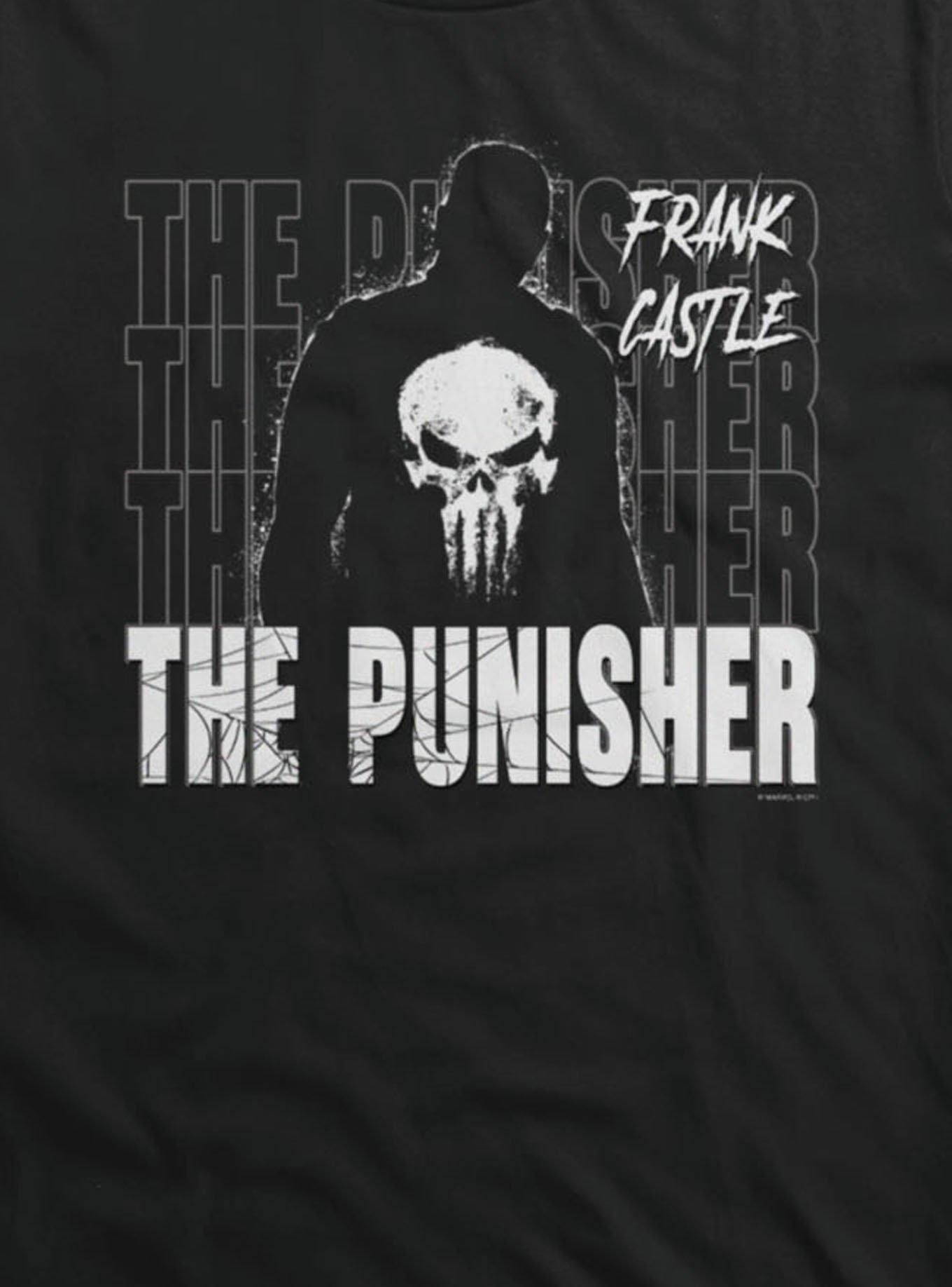 Marvel Spider-Man Brand New Day Frank Castle The Punisher T-Shirt, BLACK, alternate - view 2