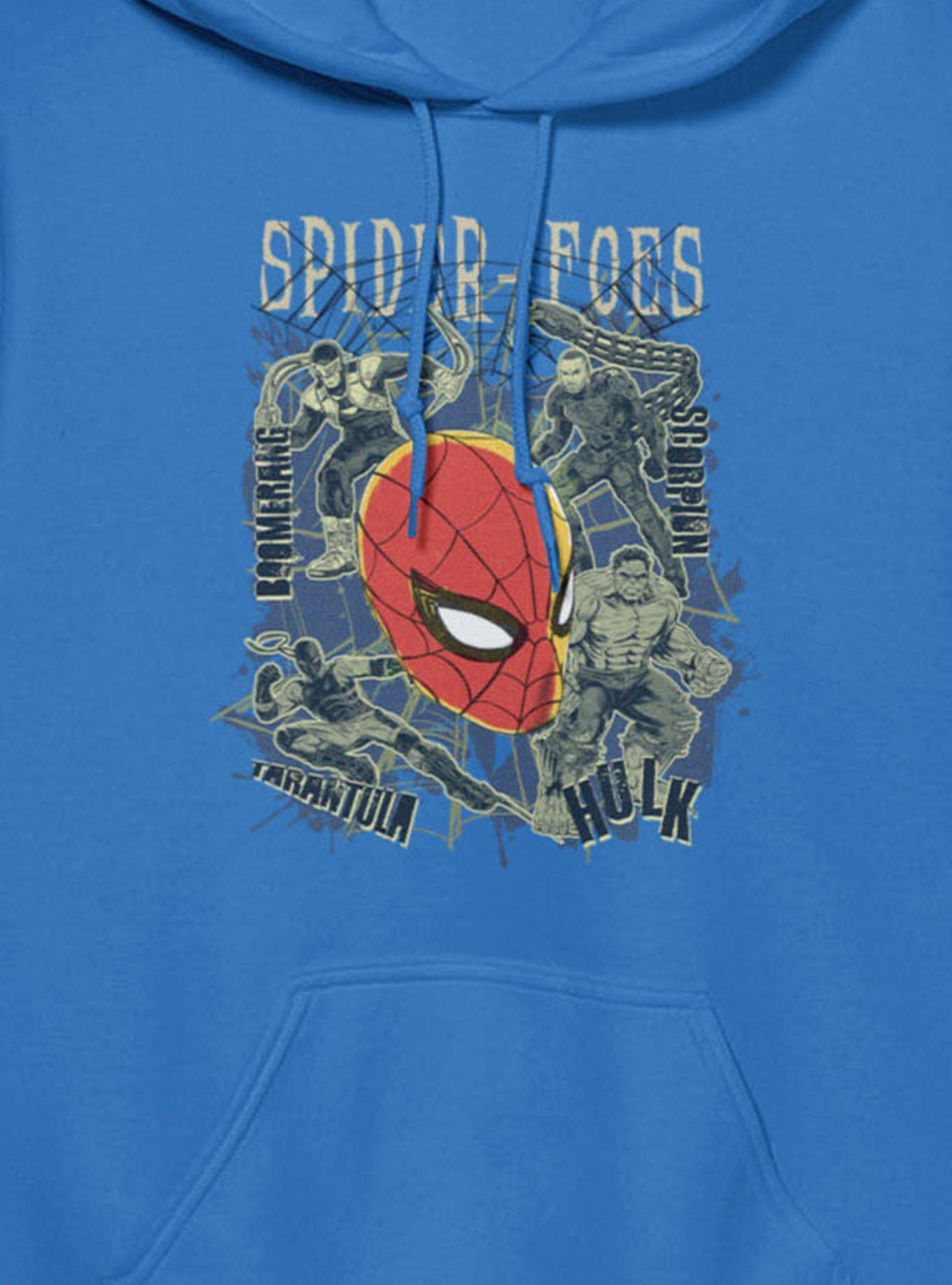 Marvel Spider-Man Brand New Day Spider-Foes Hulk Scorpion Boomerang Tarantula Hoodie, ROYAL, alternate - view 2