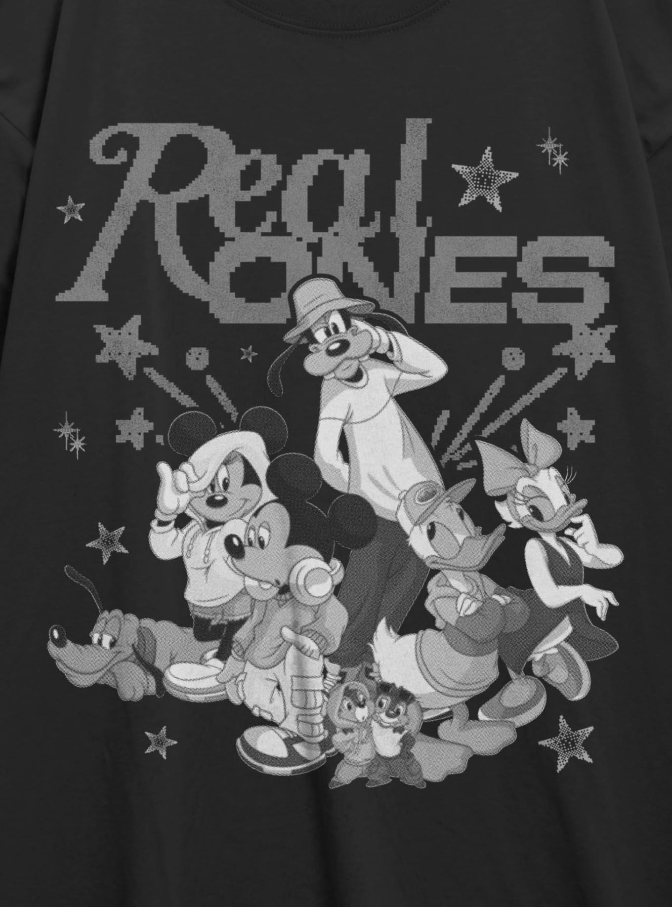 Disney Mickey Mouse Real Ones Womens Oversized T-Shirt BoxLunch Exclusive