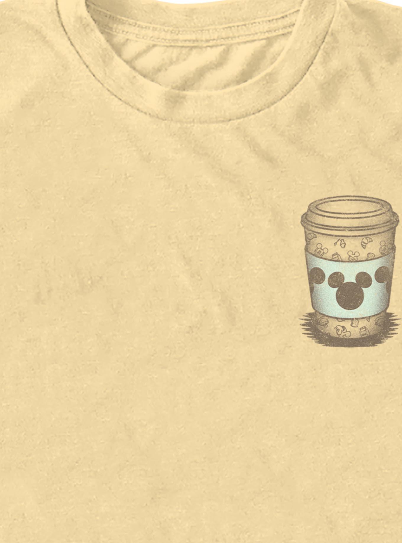 Disney Mickey Mouse Coffee Shop Garment Dye T-Shirt BoxLunch Exclusive, BUTTER, alternate - view 3