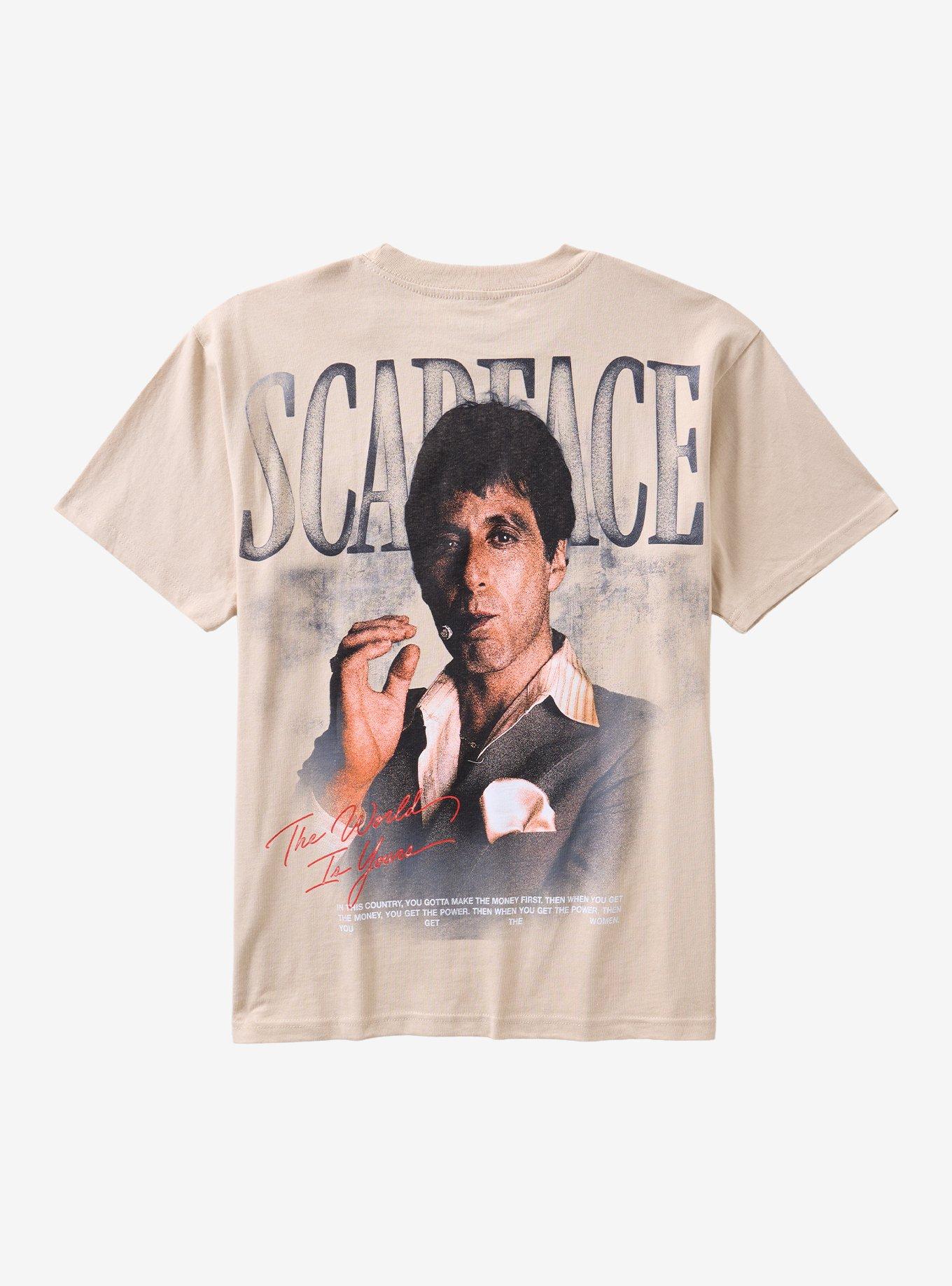 CVLA X Scarface Portrait T-Shirt, SAND, alternate - view 2
