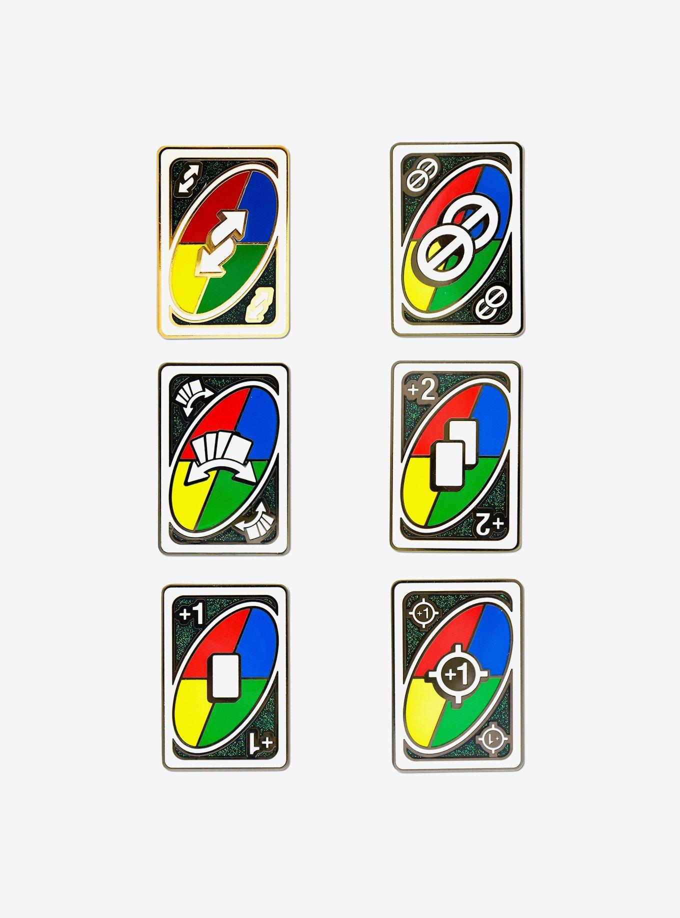 UNO Wild Action Cards Mystery Enamel Pin Blind Box Series 2 Pack, , alternate - view 2