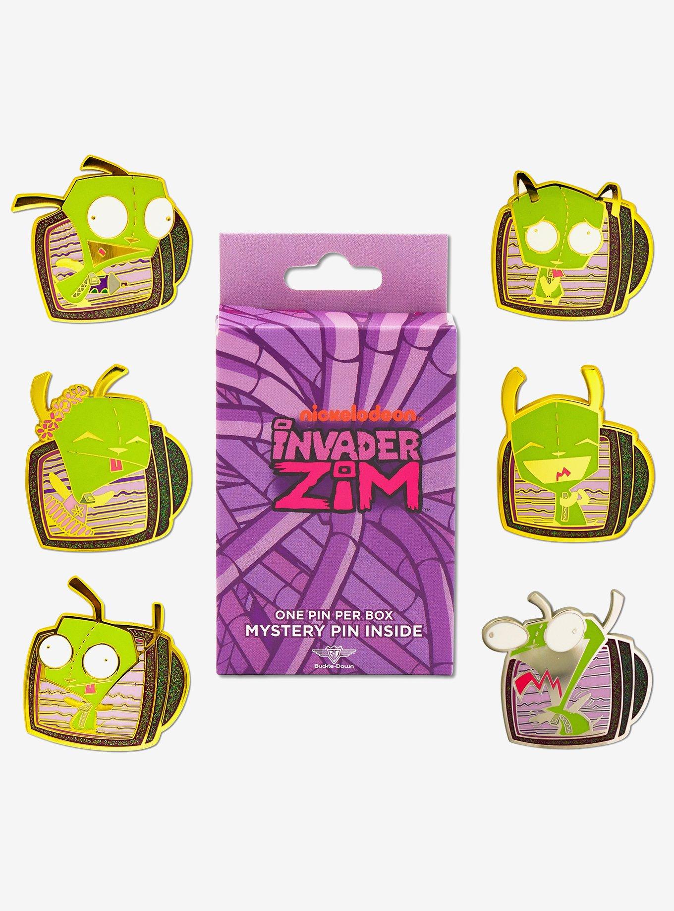 Invader Zim Glow in the Dark Mystery Enamel Pin Blind Box Series, , alternate - view 4