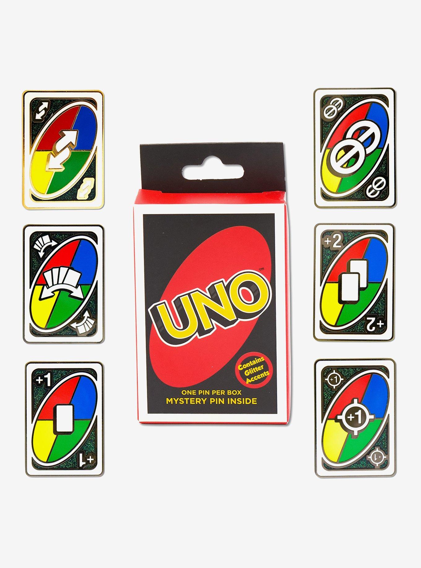 UNO Wild Action Cards Mystery Enamel Pin Blind Box Series, , alternate - view 4