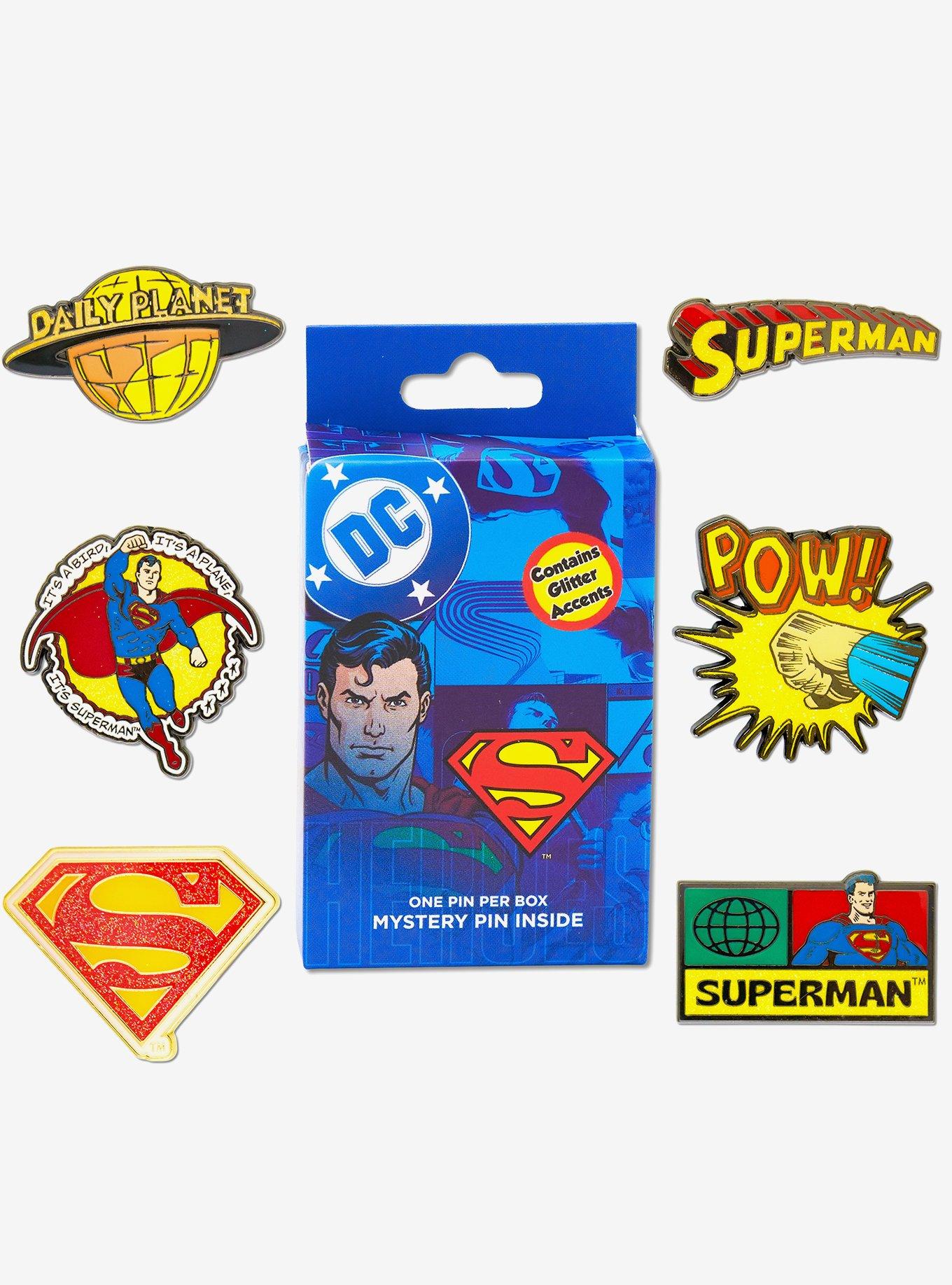 DC Comics Superman Mystery Enamel Pin Blind Box Series, , alternate - view 4