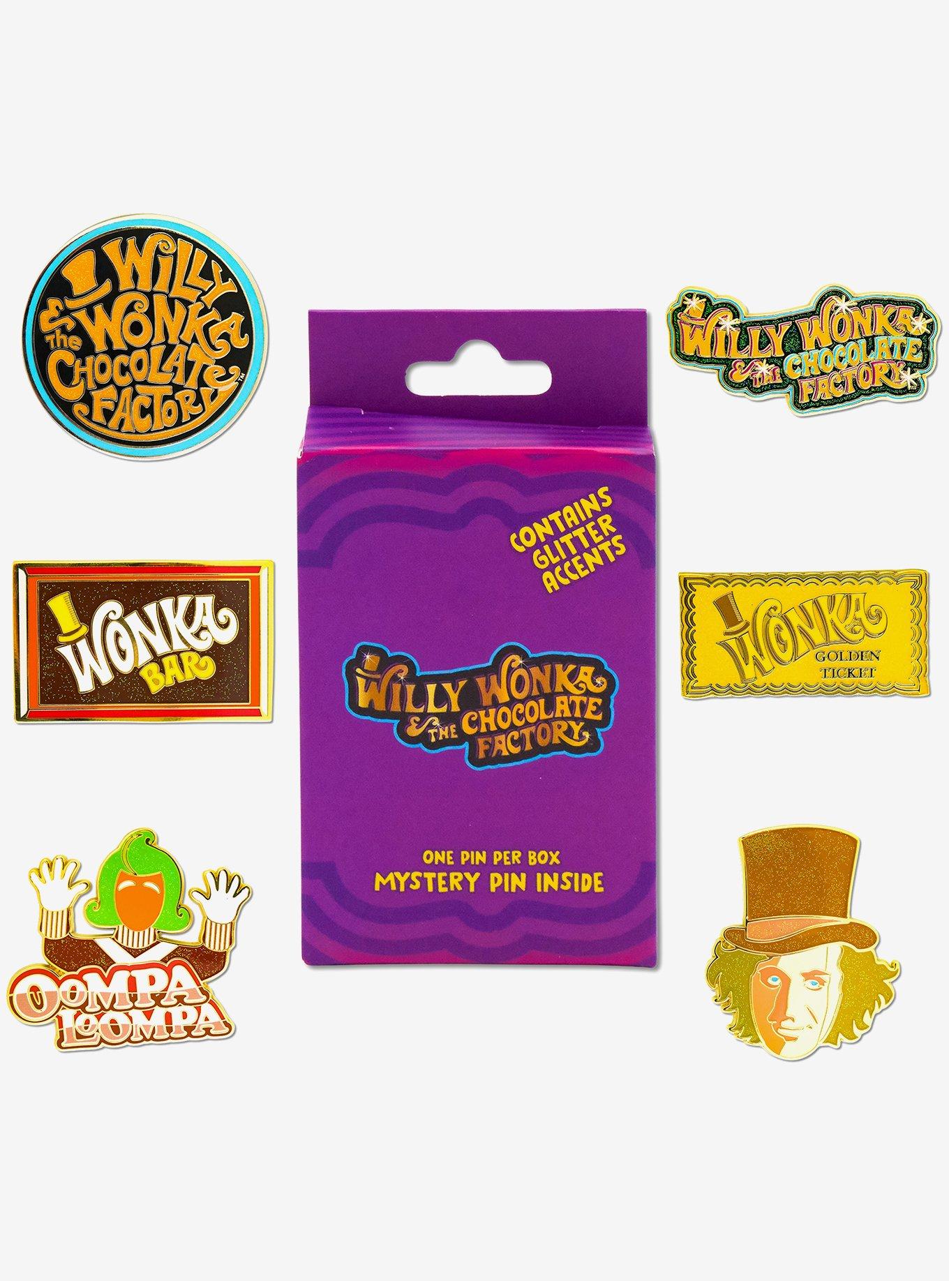 Willy Wonka and the Chocolate Factory Mystery Enamel Pin Blind Box Series, , alternate - view 4