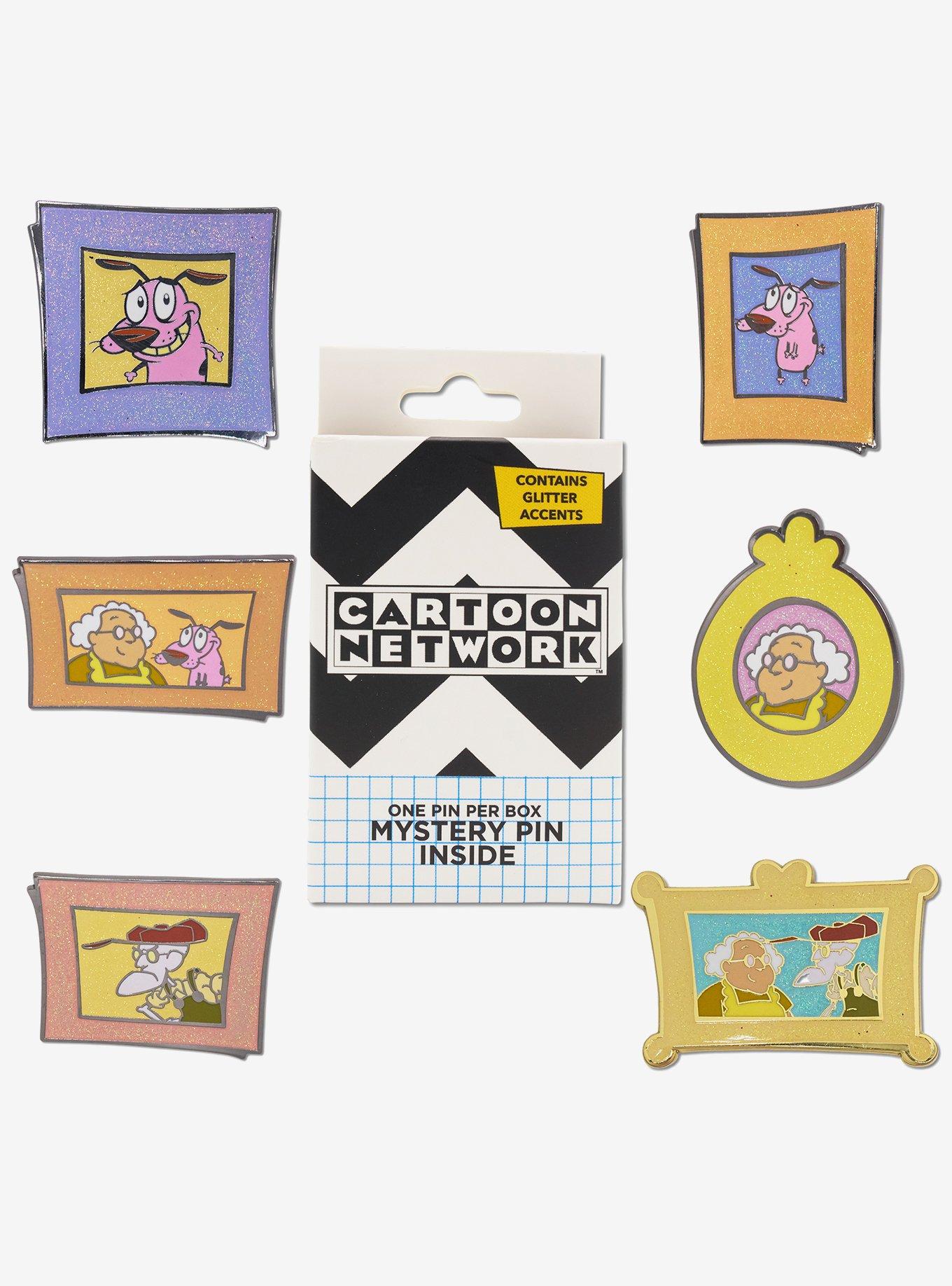 Courage the Cowardly Dog Mystery Enamel Pin Blind Box Portrait Series