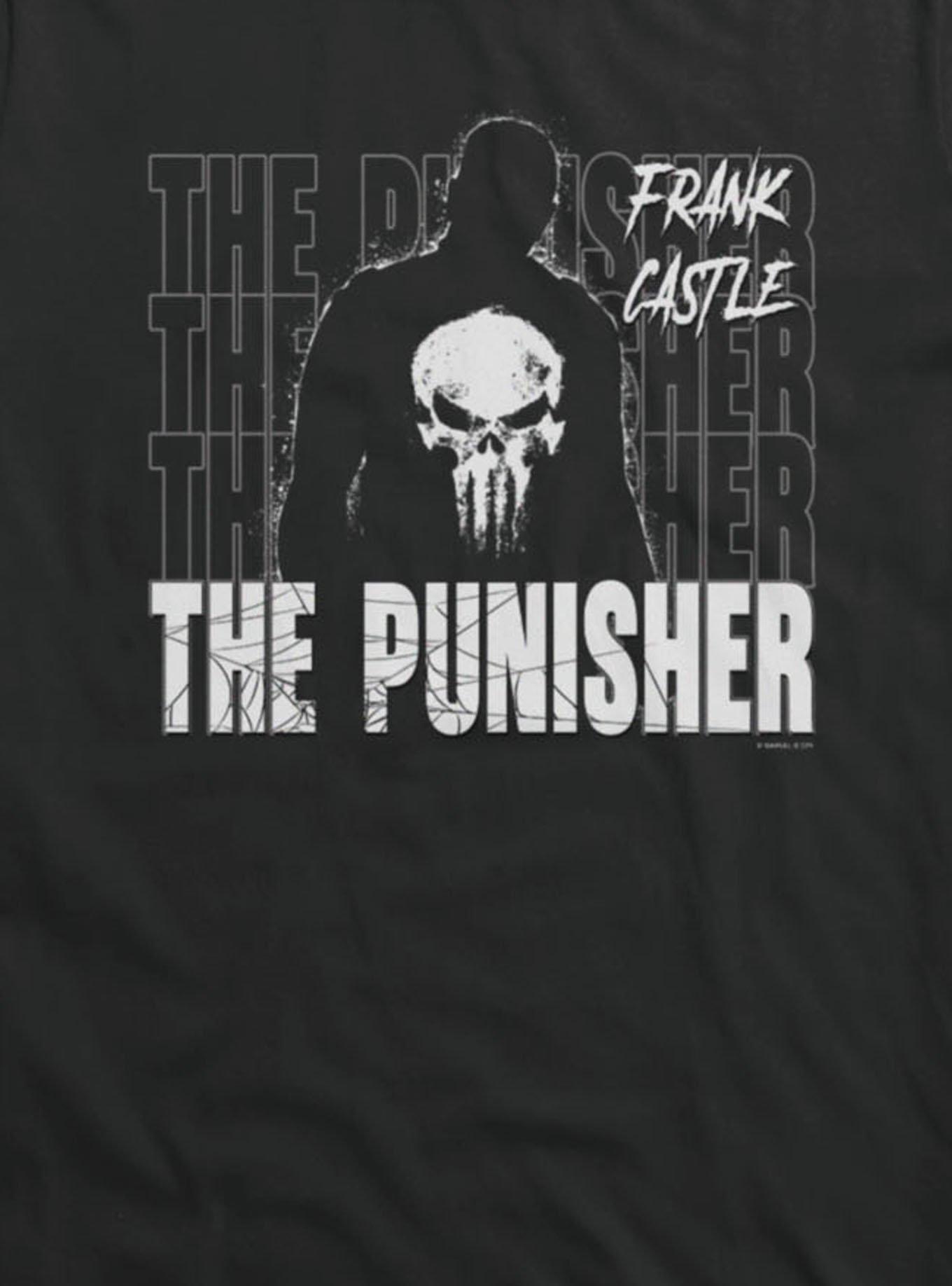 Marvel Spider-Man Brand New Day Frank Castle The Punisher Girls T-Shirt, BLACK, alternate - view 2