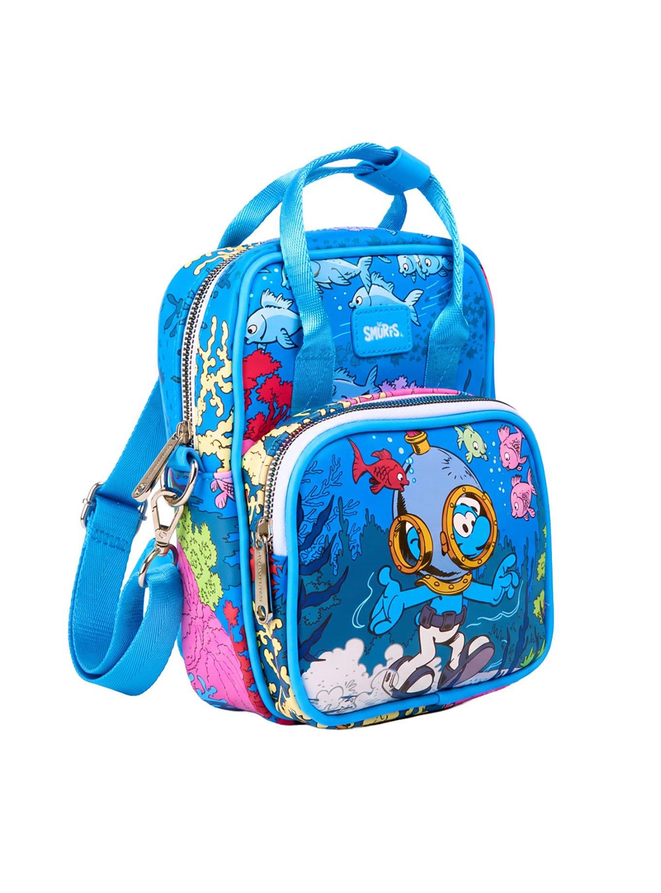 The Smurfs Diver Smurf Under Water Scene Crossbody Bag, , alternate - view 3